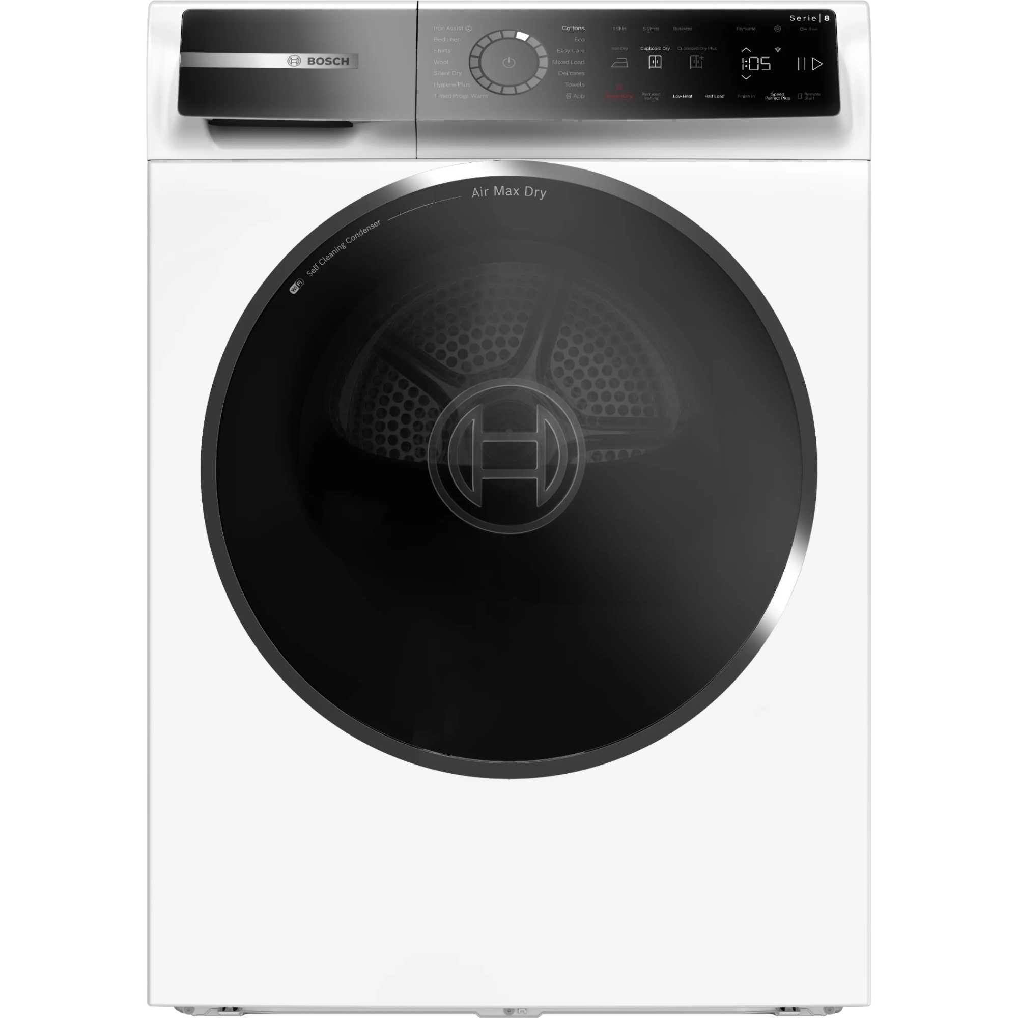 Bosch Series 8 9kg Heat Pump Tumble Dryer - WRB247C9GB - photo 1