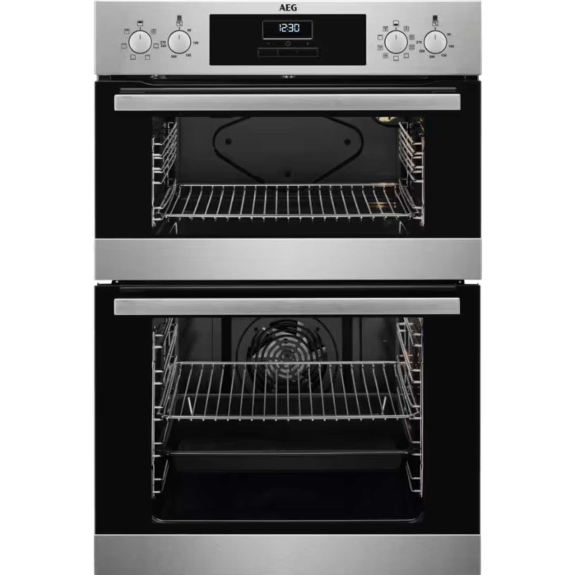 AEG DEX33111EM Double Oven Clean Enamel - Black - photo 1