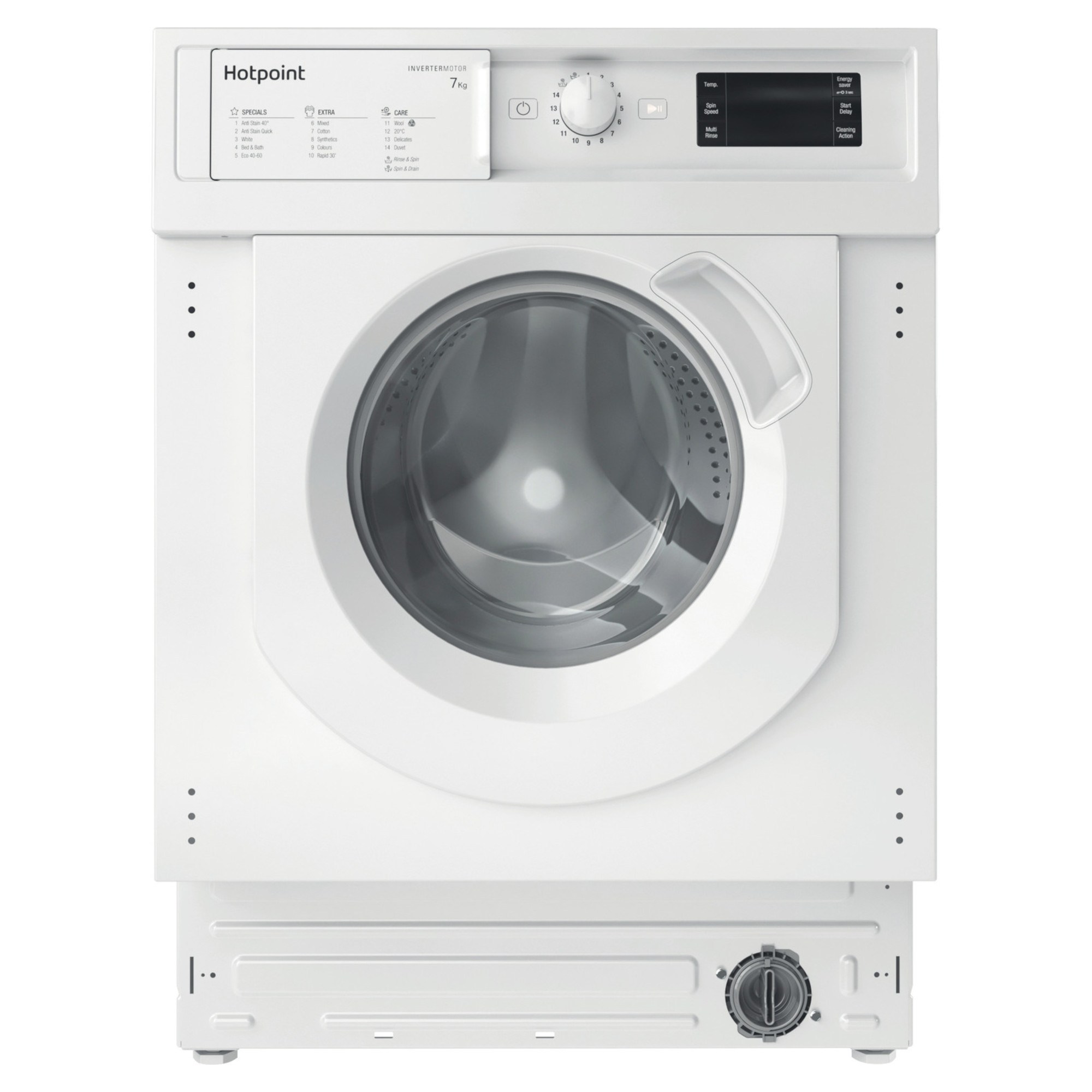 Hotpoint BI WMHG 71483 UK N 7kg 1400rpm Built-In Washing Machine - photo 1