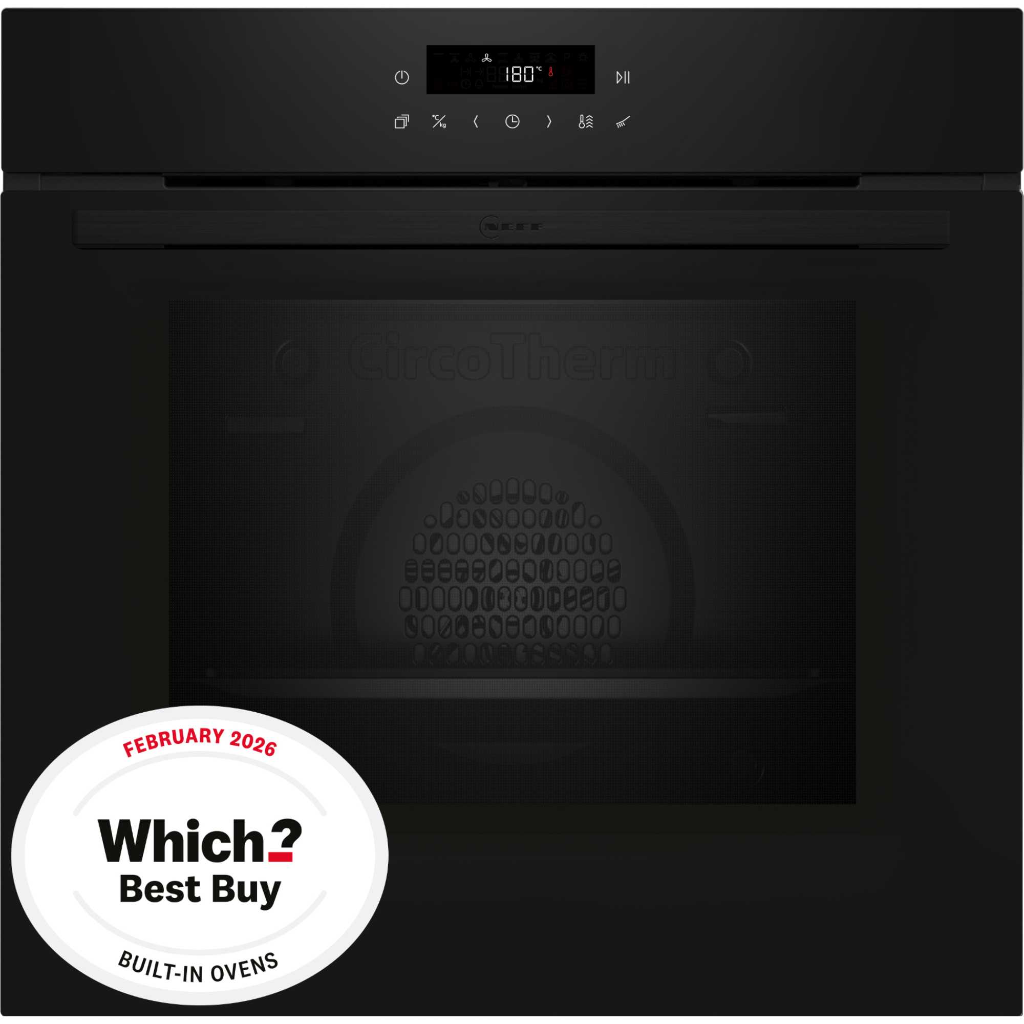 NEFF N 30 B2CCJ7AK0B Built-In Single Oven - Black - photo 1