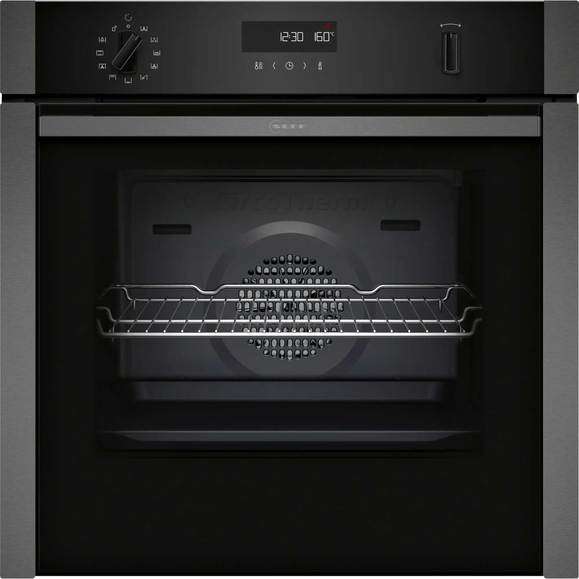 NEFF N 50 B6ACH7AG7B Slide&Hide Built-In Smart Single Oven - Graphite Grey - photo 1
