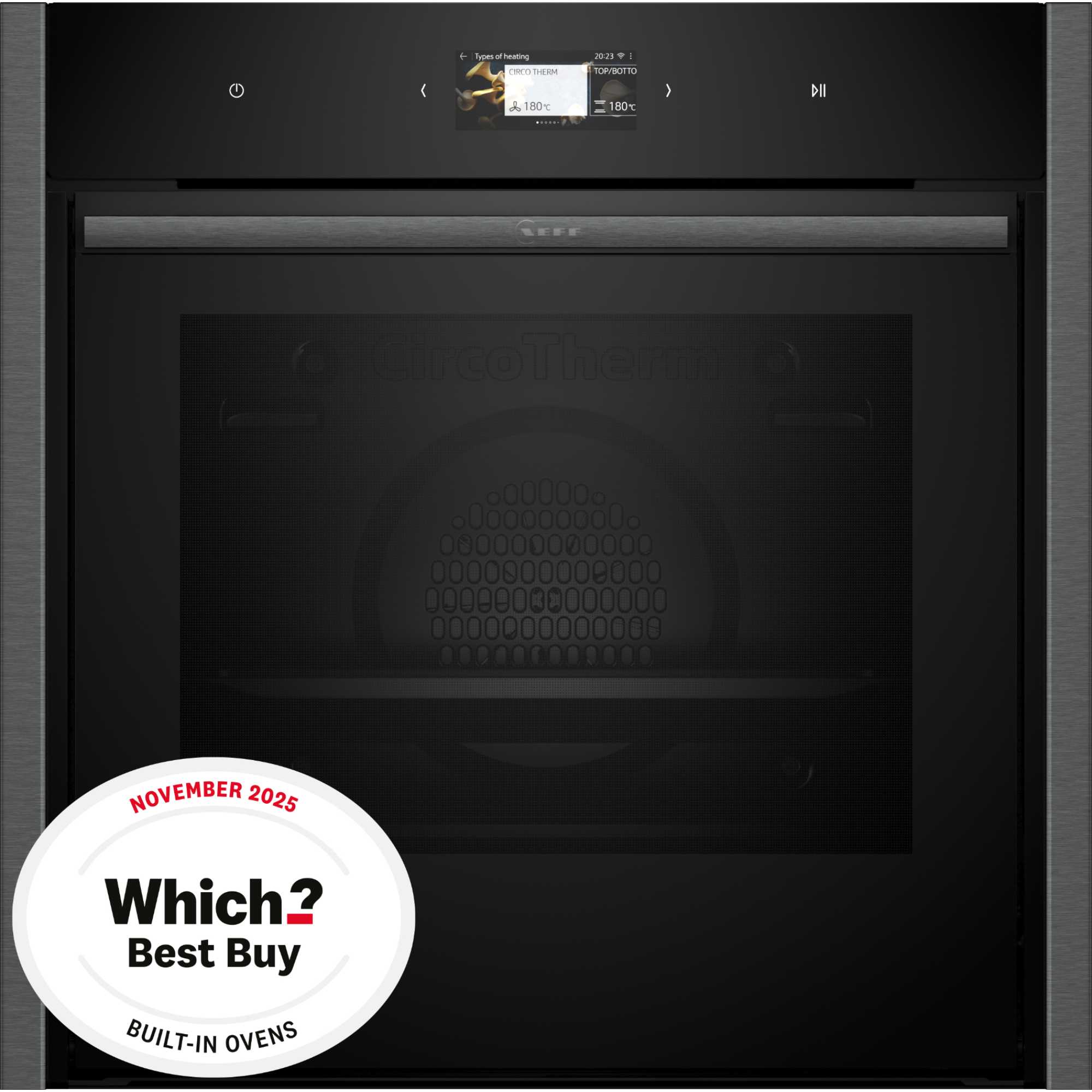 NEFF N 90 B64CS71G0B Slide&Hide Built-In Smart Single Oven - Graphite Grey - photo 1