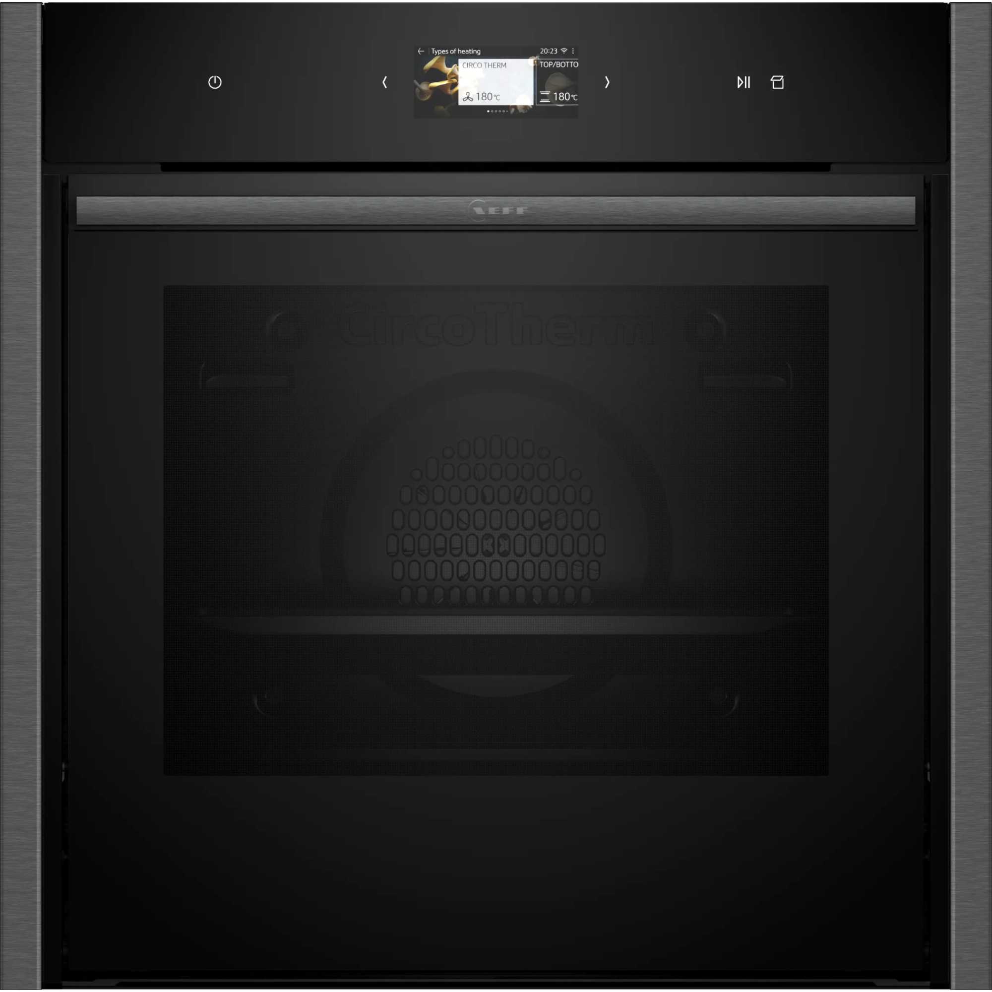 NEFF N 90 B64VS71G0B Slide&Hide Built-In Smart Single Oven with Steam Function - Graphite Grey - photo 1