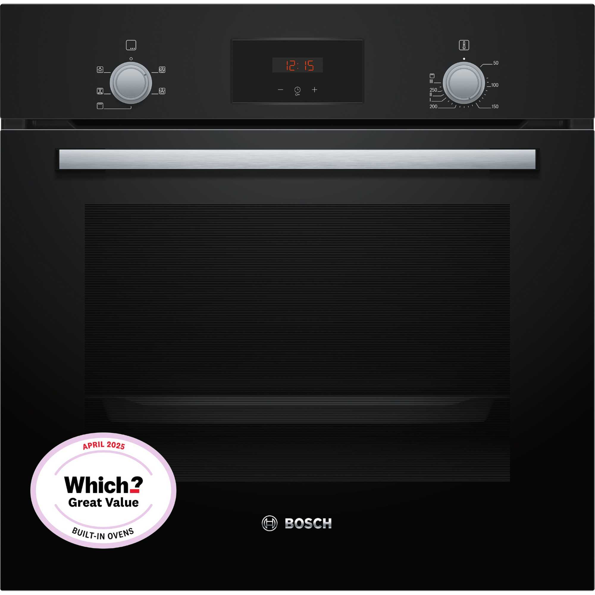 Bosch Series 2 HHF113BA0B Built-In Single Oven - Black - photo 1
