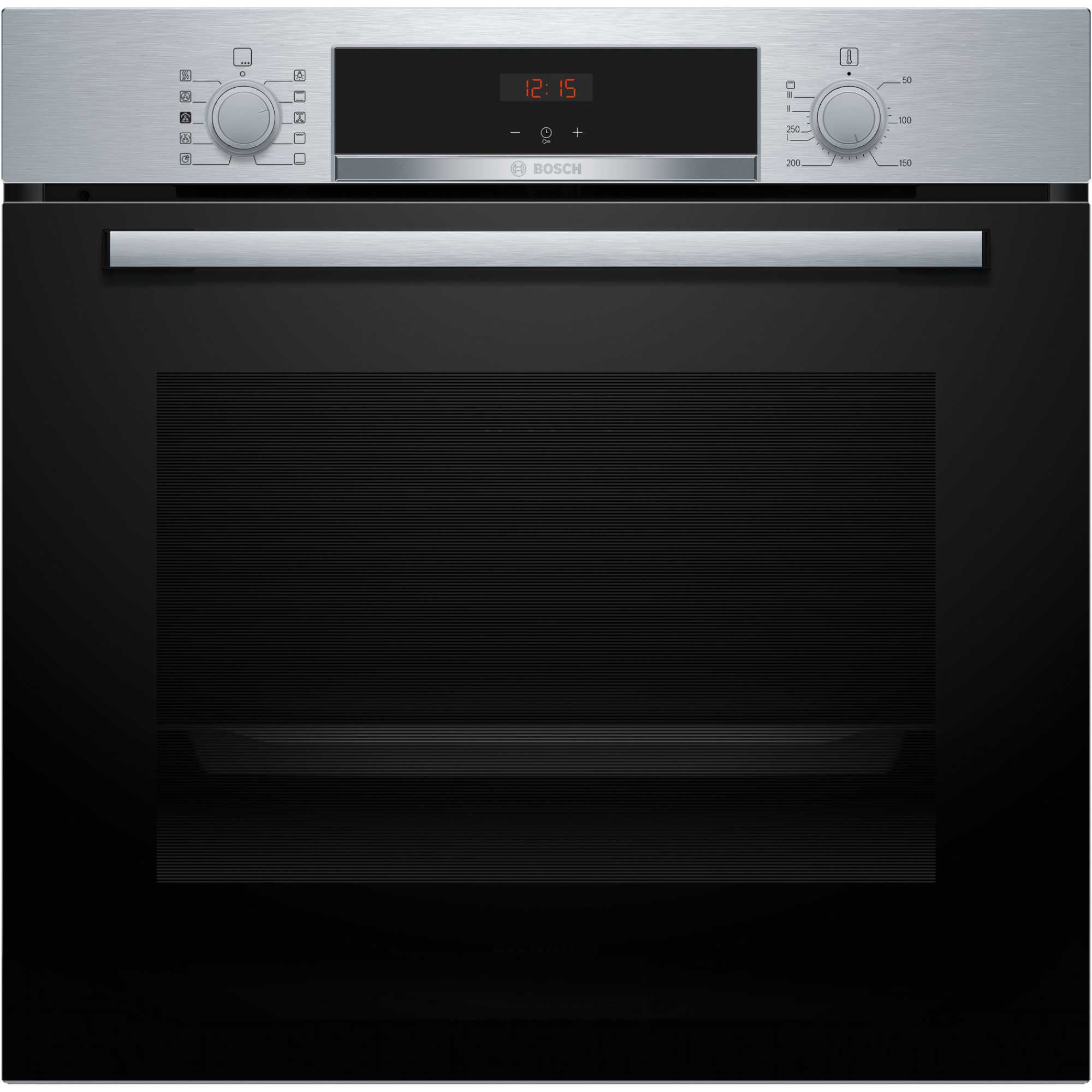 Bosch Series 4 HQA534BS3B Built-In Single Oven with Steam Function - Stainless Steel - photo 1