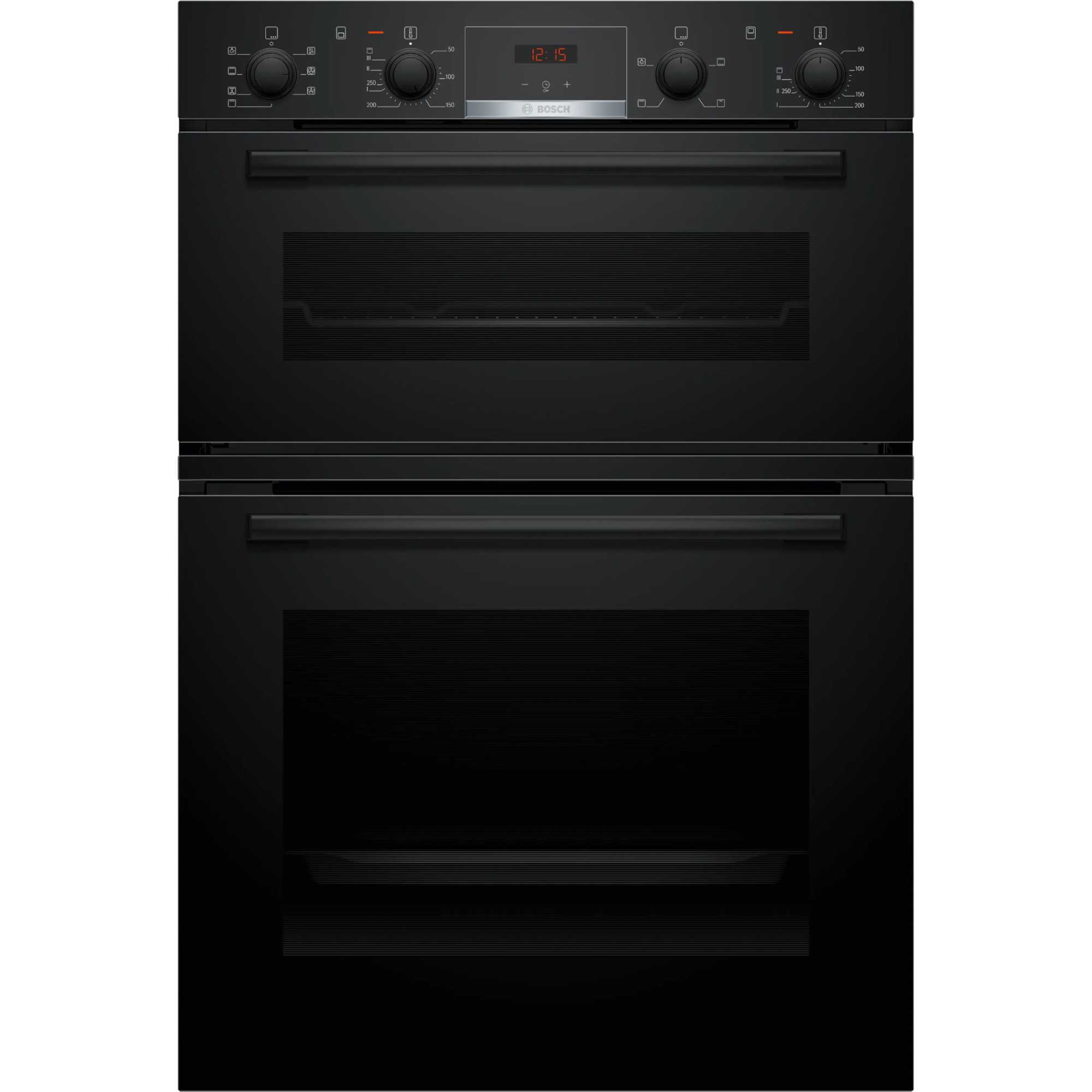 Bosch Series 4 MBA533BB3B Built-In Double Oven - Black - photo 1