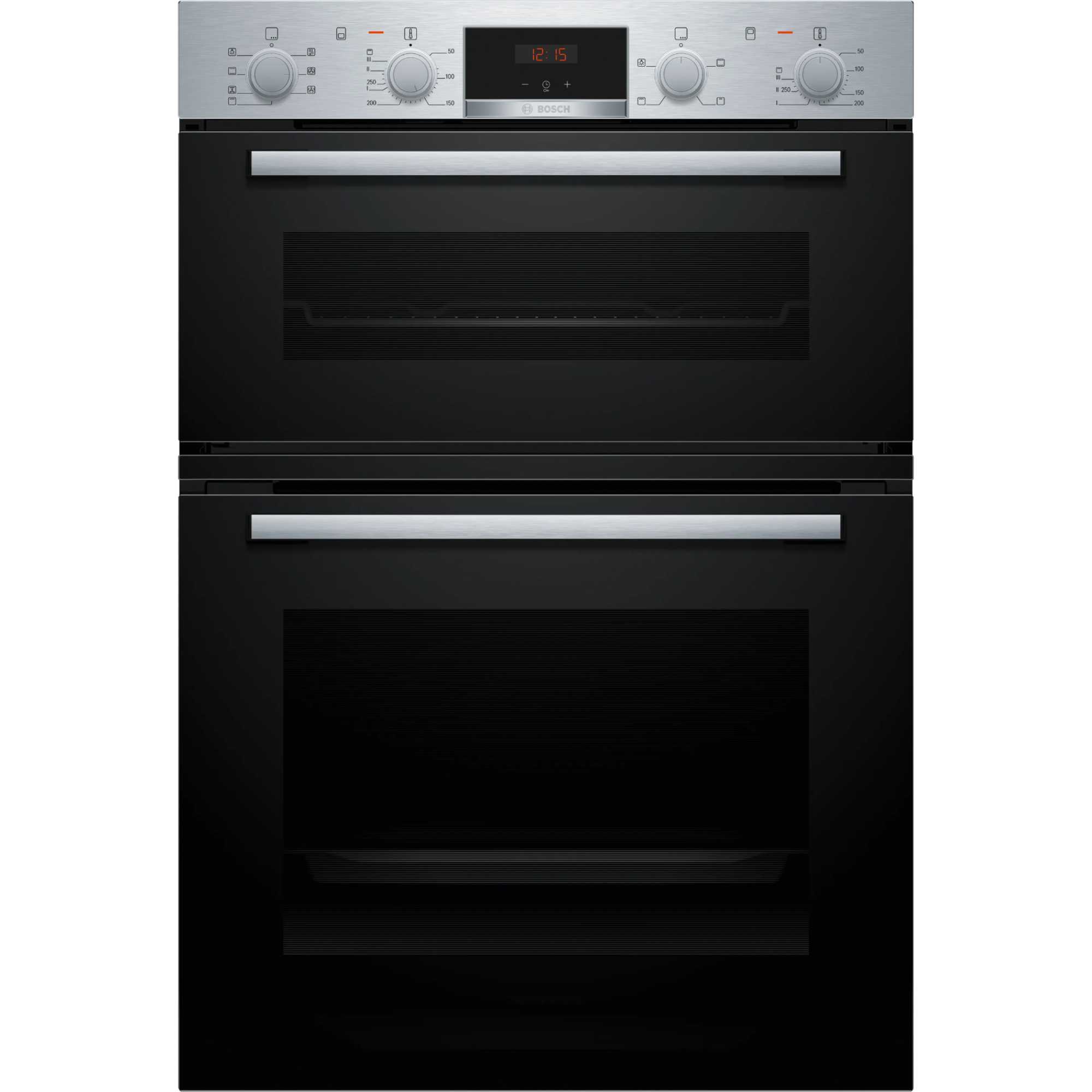 Bosch Series 4 MBA533BS3B Built-In Double Oven - Stainless Steel - photo 1