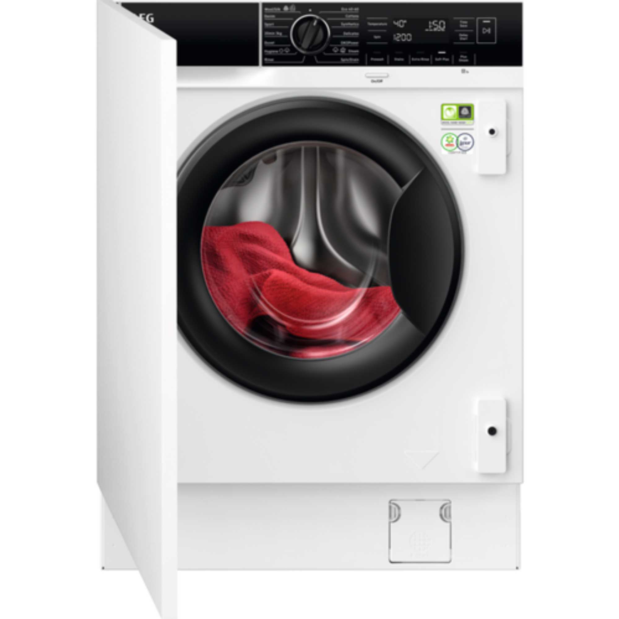 AEG LF8E8436BI Built-In 8kg Washing Machine - White - photo 1