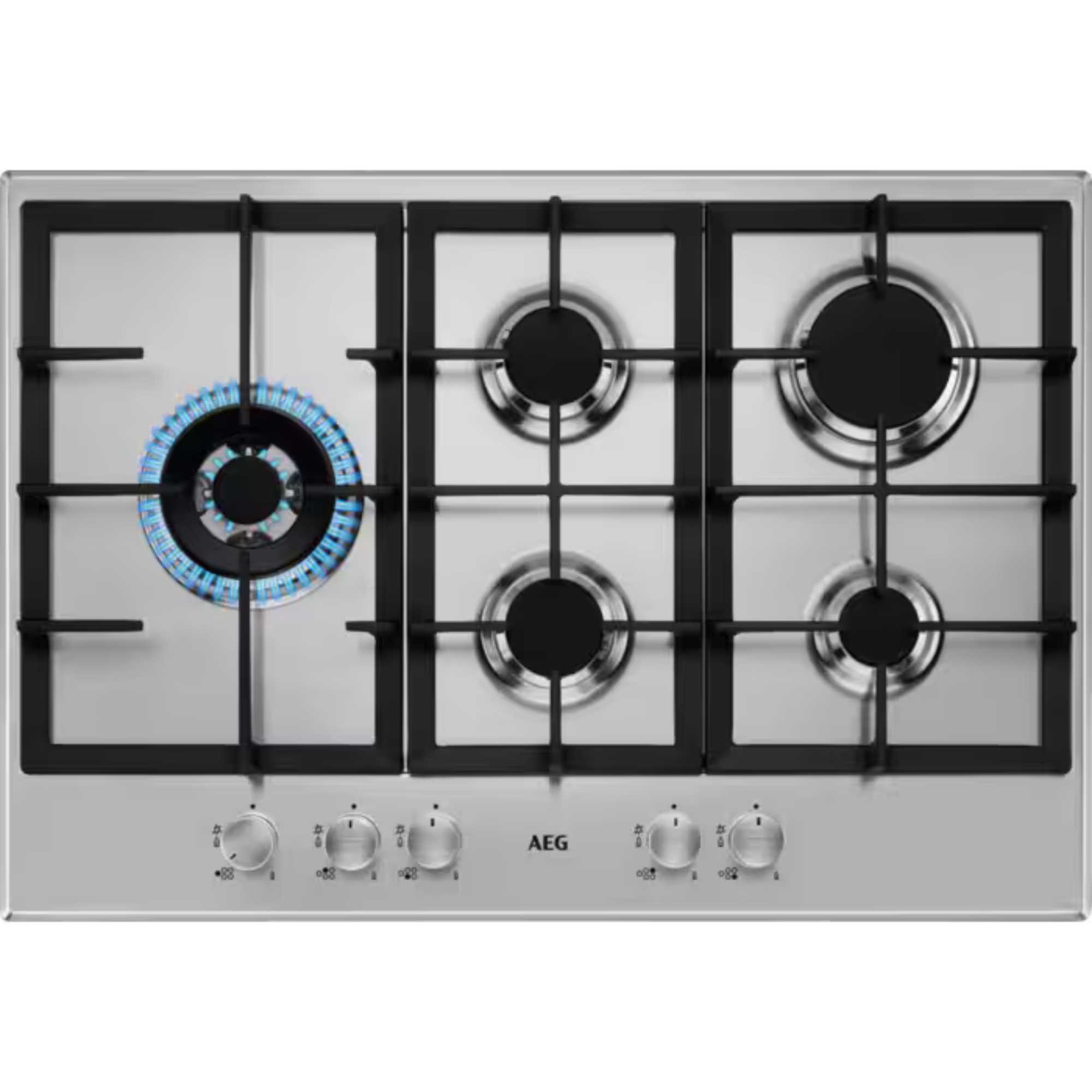 AEG HGB75500SM 75cm Slimline Gas Hob - photo 1