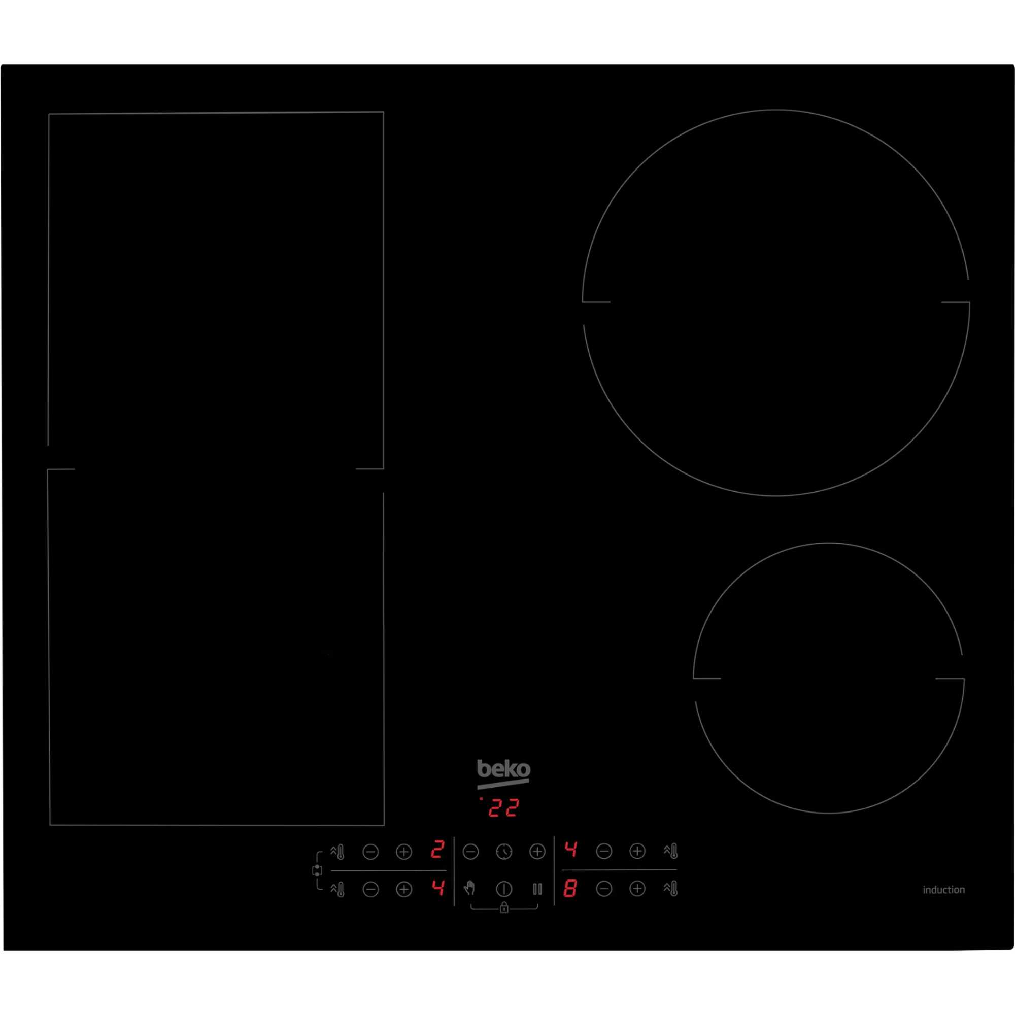 Beko HII64201MT 60cm 4 Zone Induction Hob - photo 1