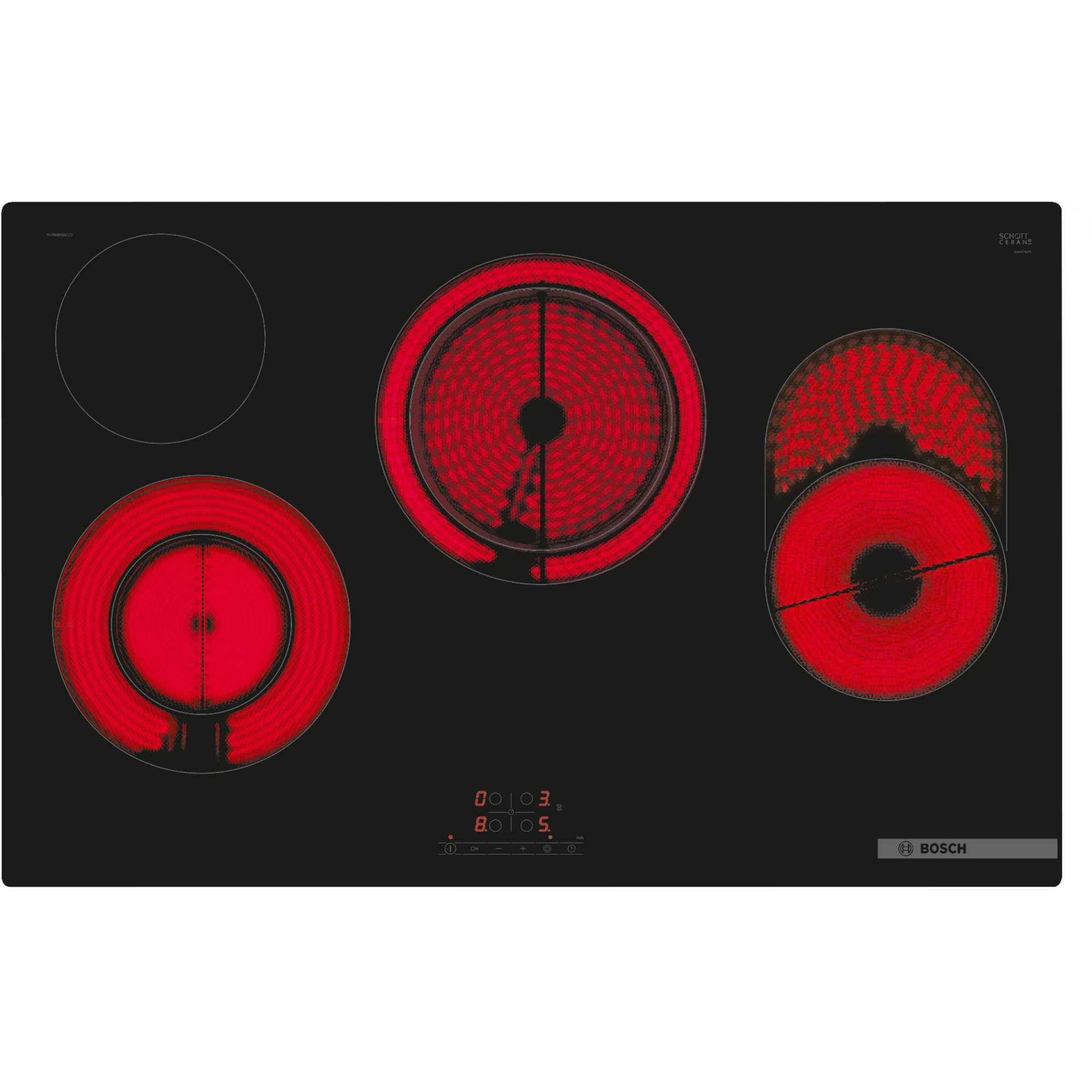 Bosch PKH811BB1D 80cm Built-in Electric Hob - photo 1
