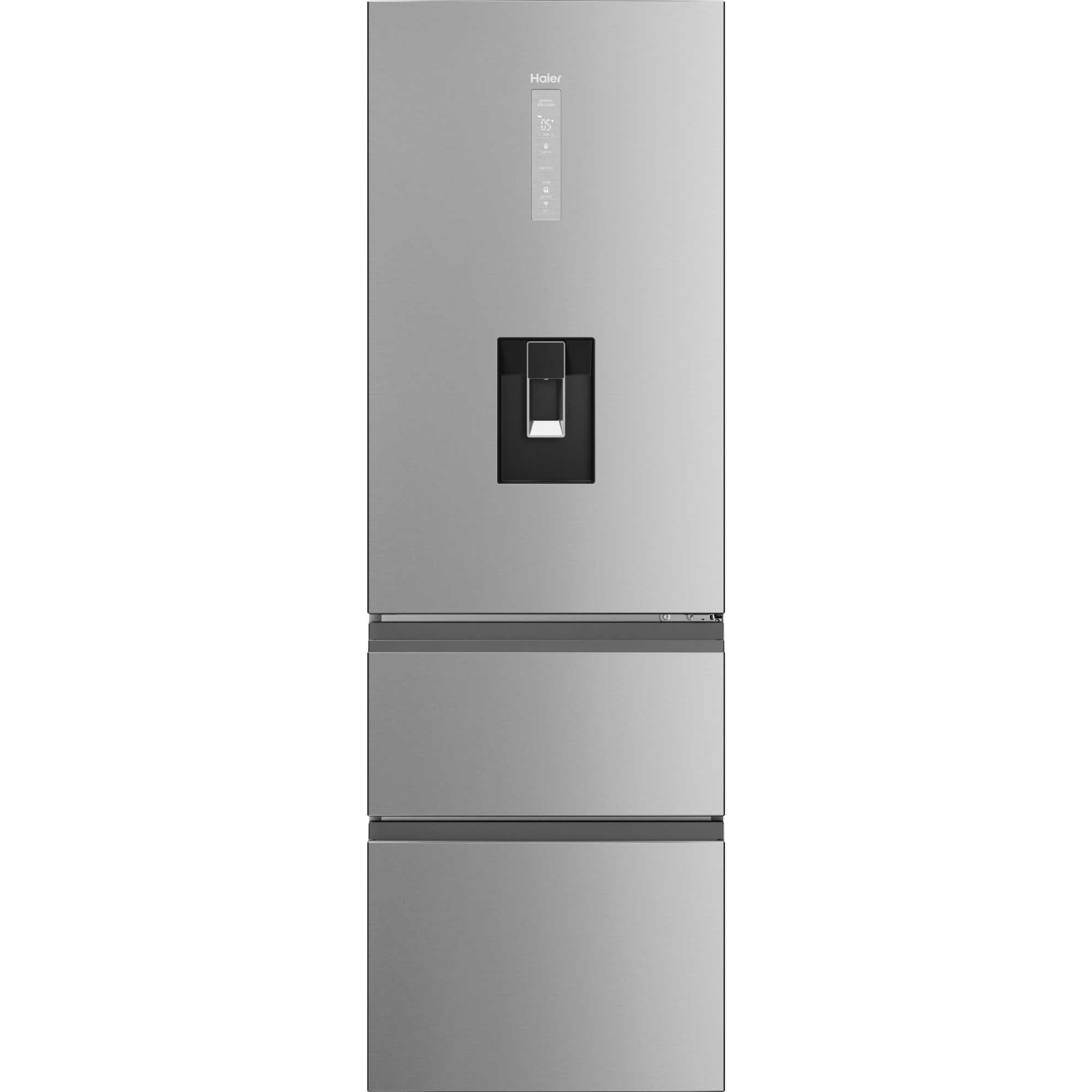 Haier 2D 60 Series 5 Fridge Freezer 60/40 Total No Frost - Gentle Silver - HTW5618EWMG - photo 1