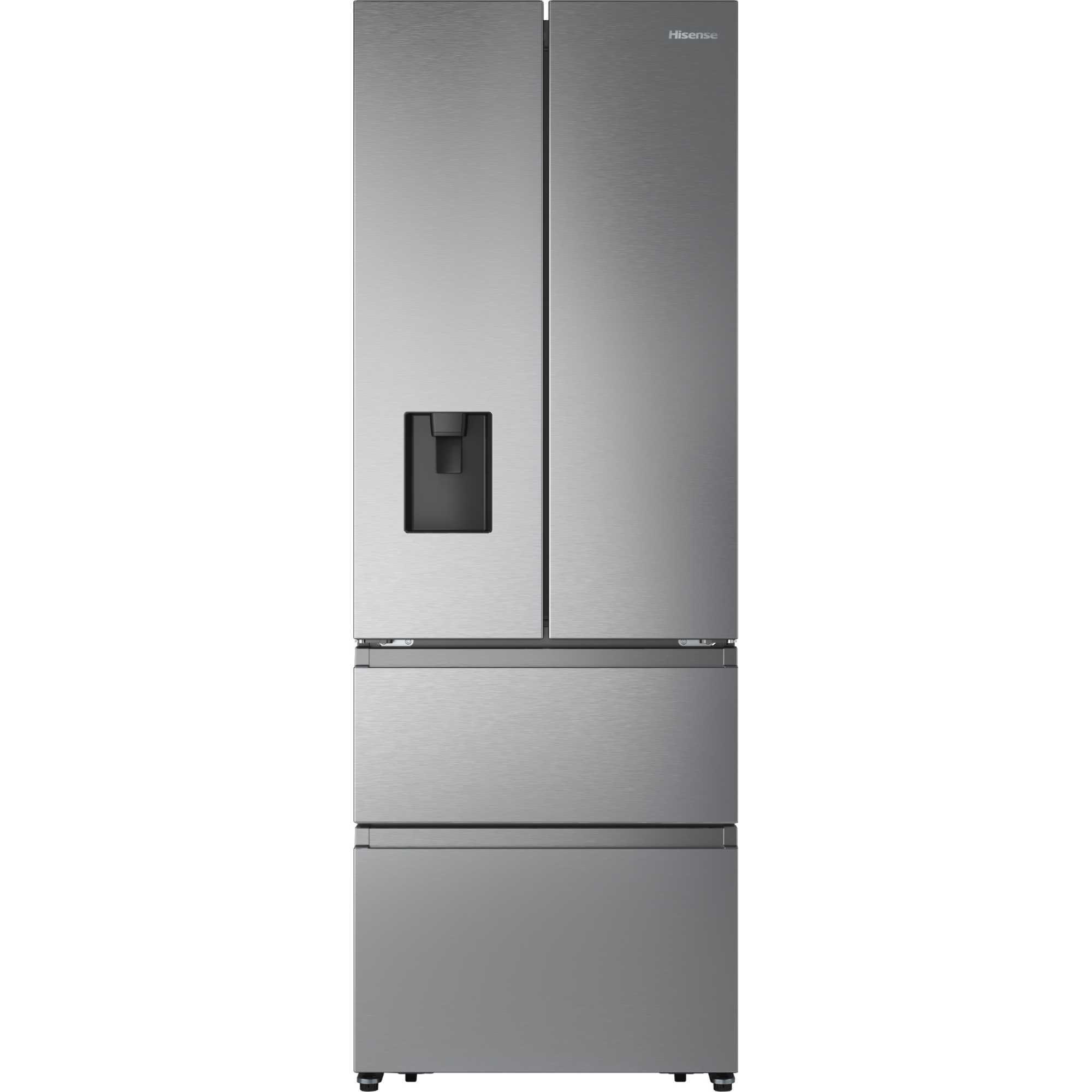 Hisense American Style Fridge Freezer 60/40 Total No Frost - Inox - RF632N4WIE - photo 1