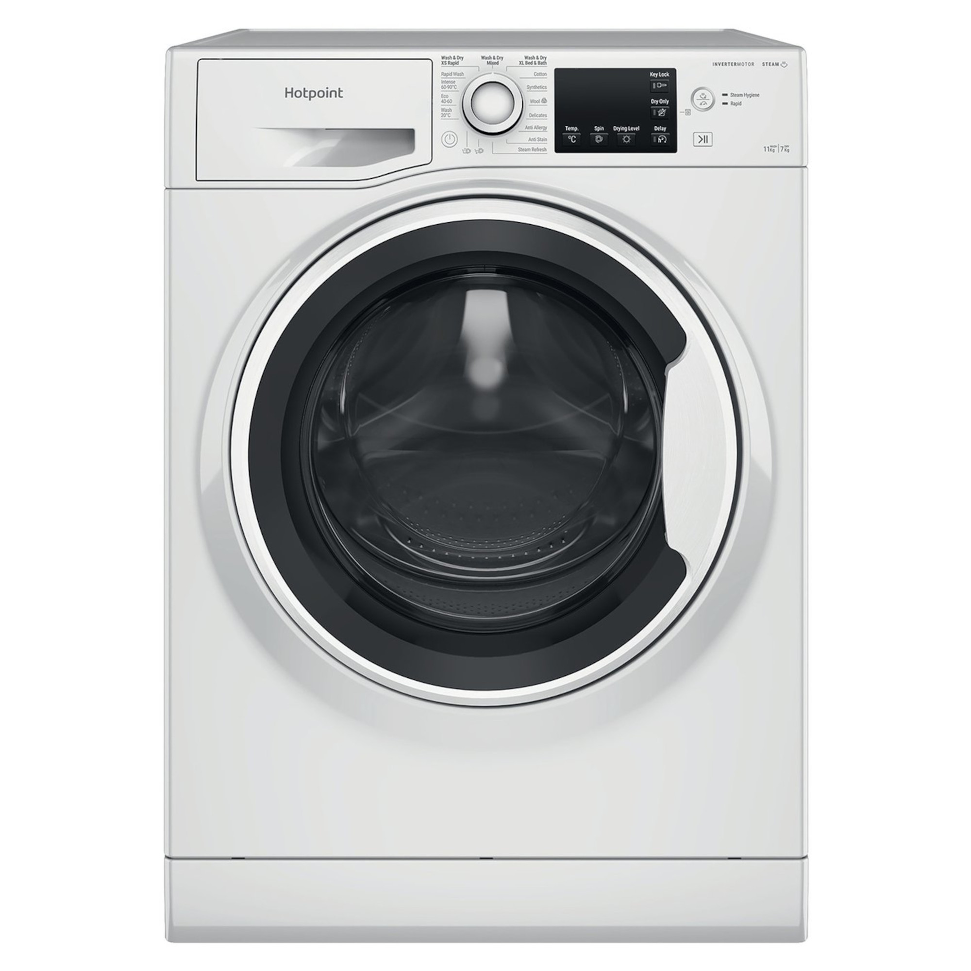 Hotpoint Anti-Stain 11kg Wash 7kg Dry 1600rpm Washer Dryer - NDB 11724 W UK - photo 1