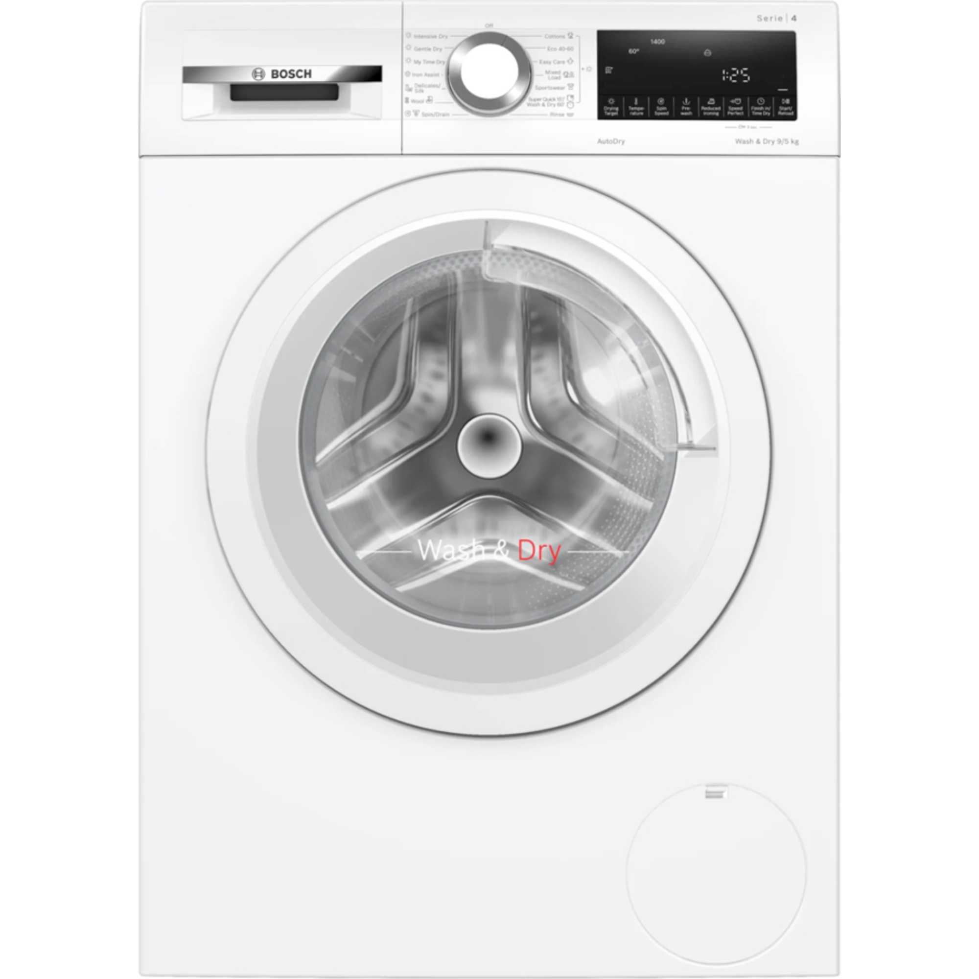 Bosch Series 4 9kg Wash 5kg Dry 1400rpm Washer Dryer - WNA144V9GB - photo 1