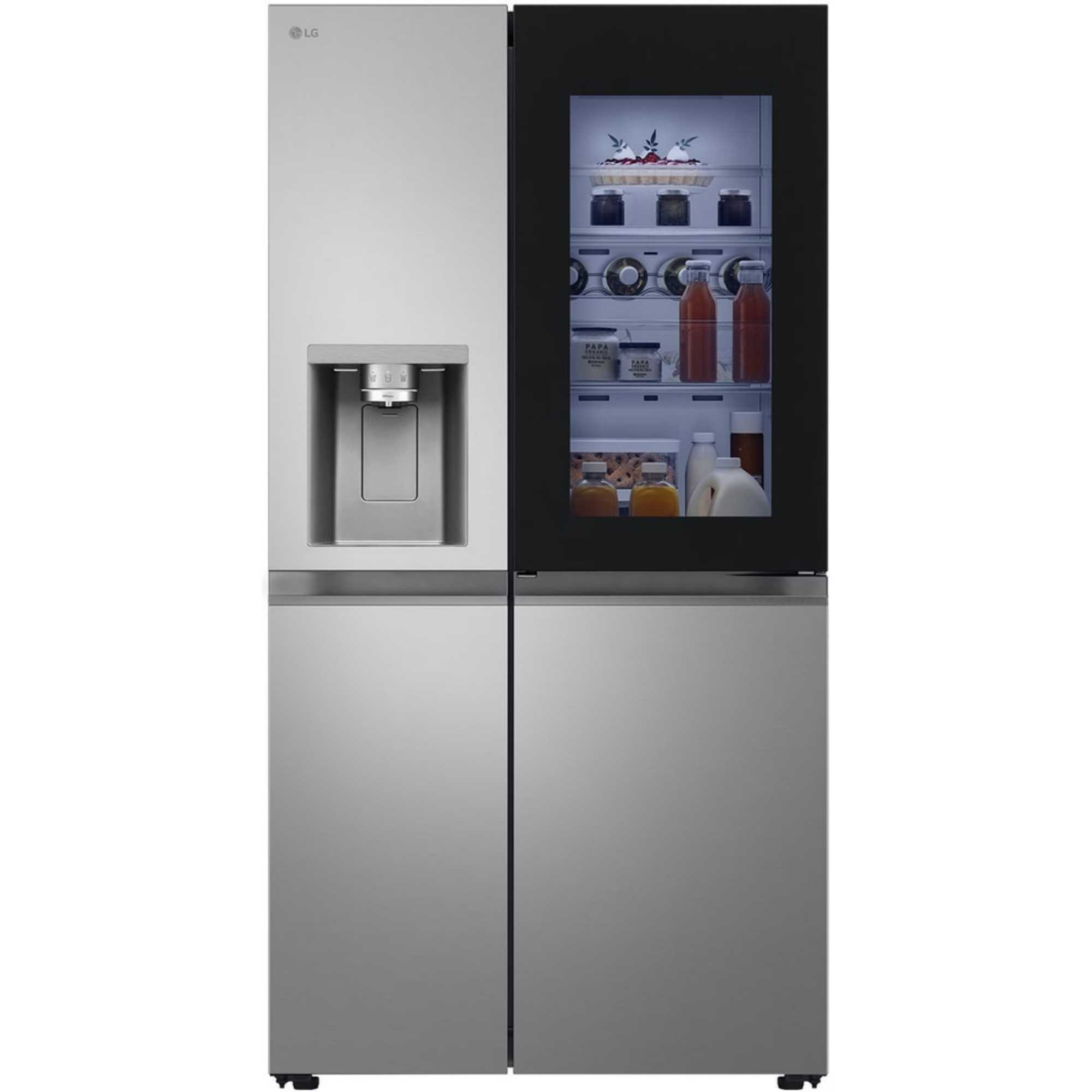 LG InstaView American Style Fridge Freezer 60/40 Total No Frost - Silver - GSXE81PYBE - photo 1