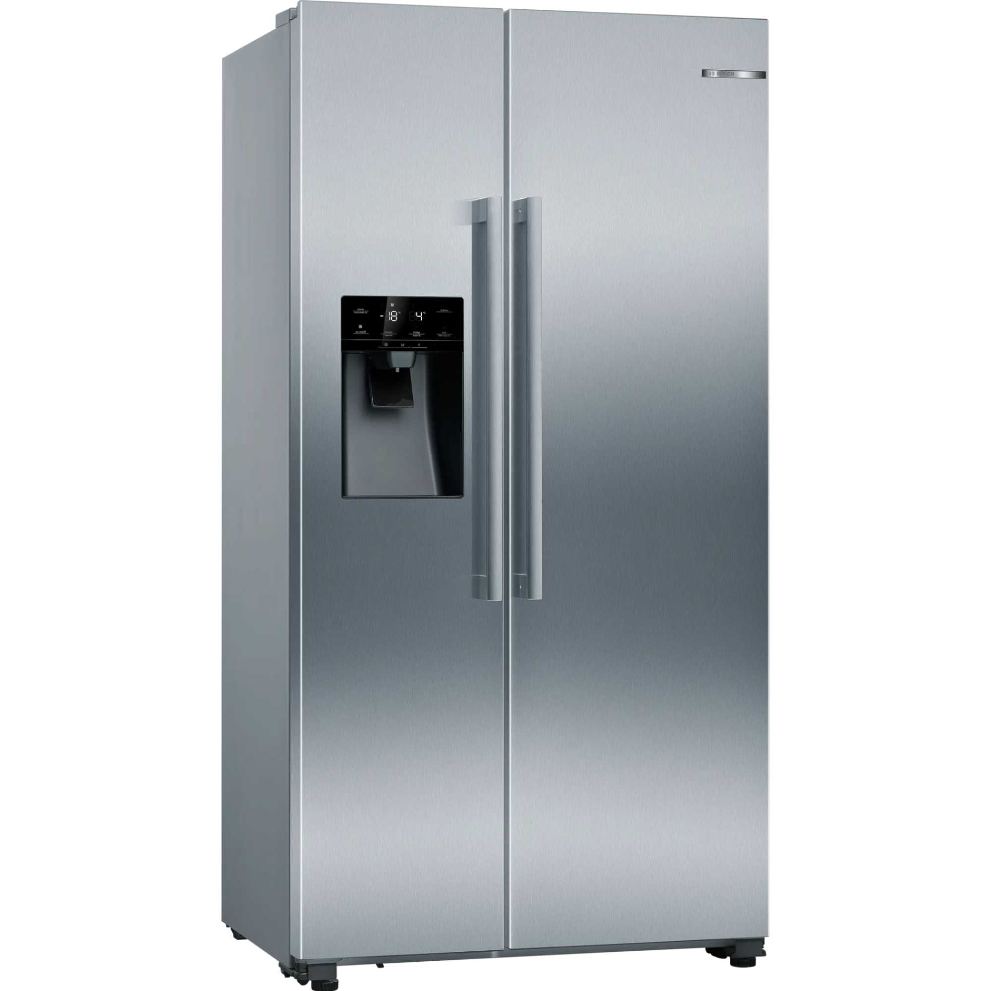 Bosch Series 6 American Style Fridge Freezer 80/20 Total No Frost - Brushed Steel - KAD93AIERG - photo 1