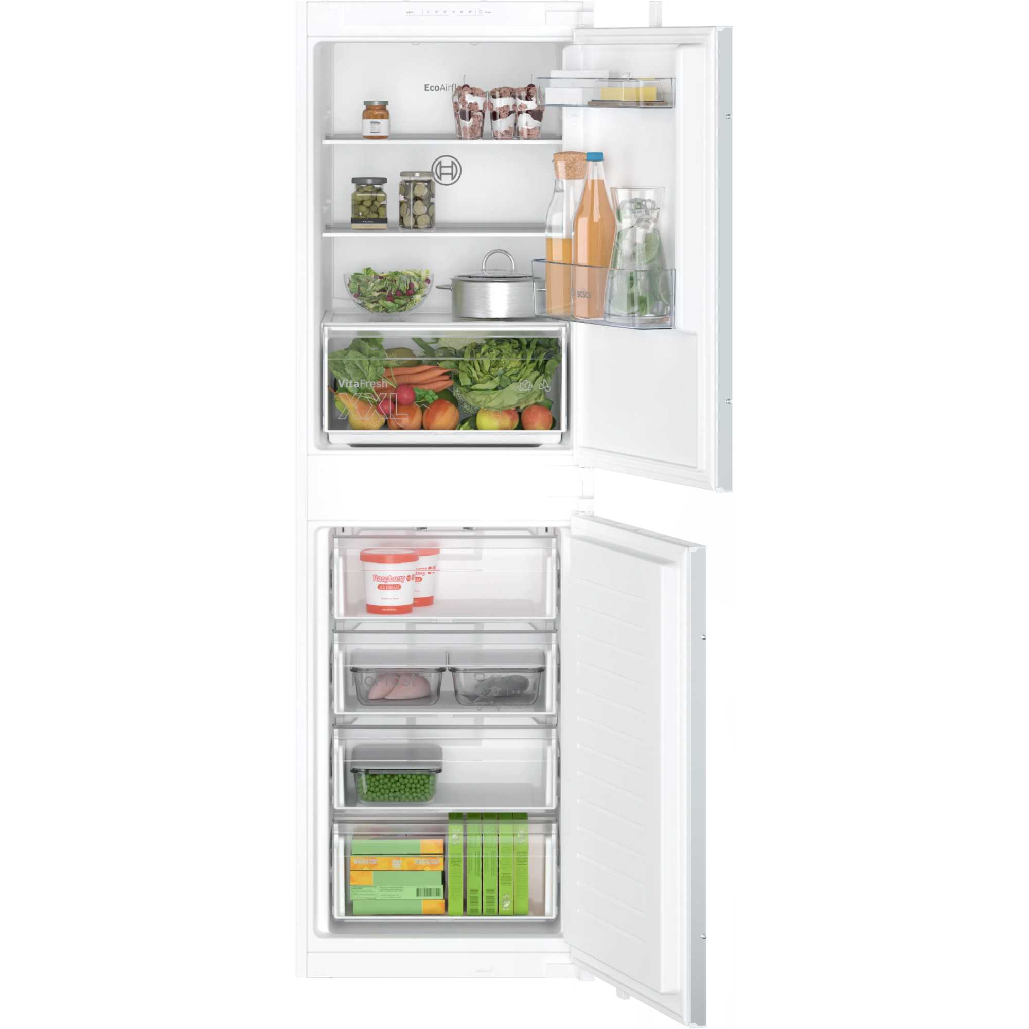 Bosch Series 2 Built-In Fridge Freezer 50/50 NoFrost - KIN85NSE0G - photo 1