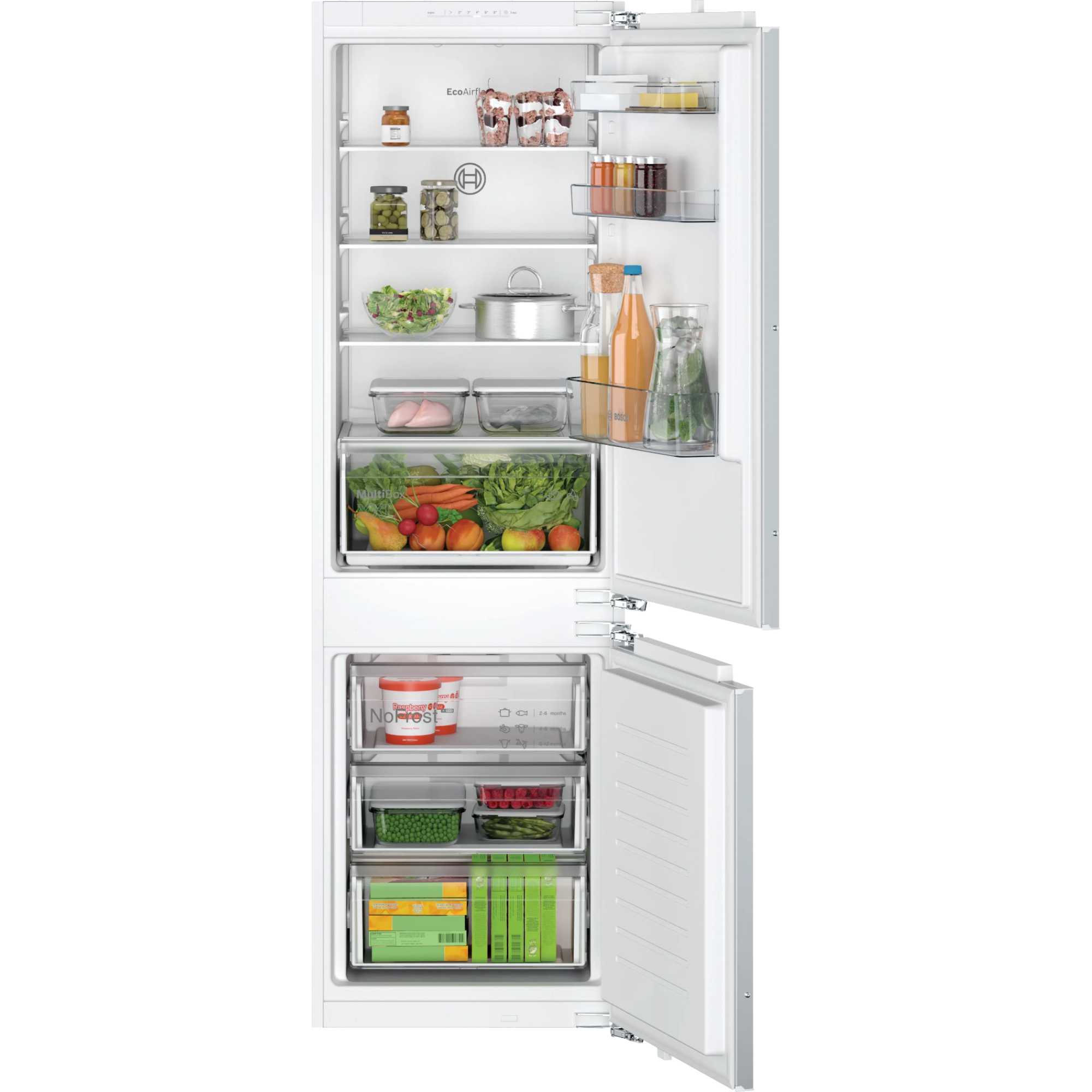 Bosch Series 2 Built-In Fridge Freezer 60/40 NoFrost - KIN86NFE0G - photo 1