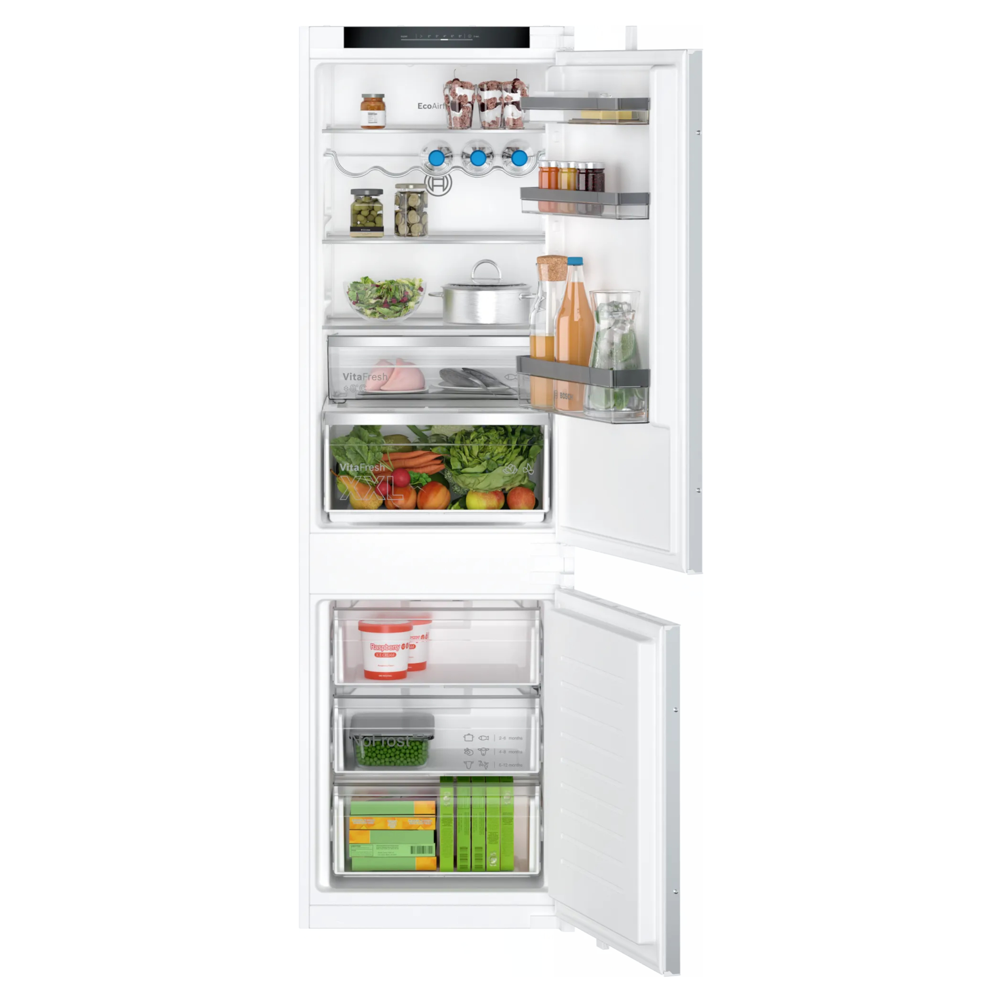 Bosch Series 4 Built-In Fridge Freezer 60/40 NoFrost - KIN86VSE0G - photo 1