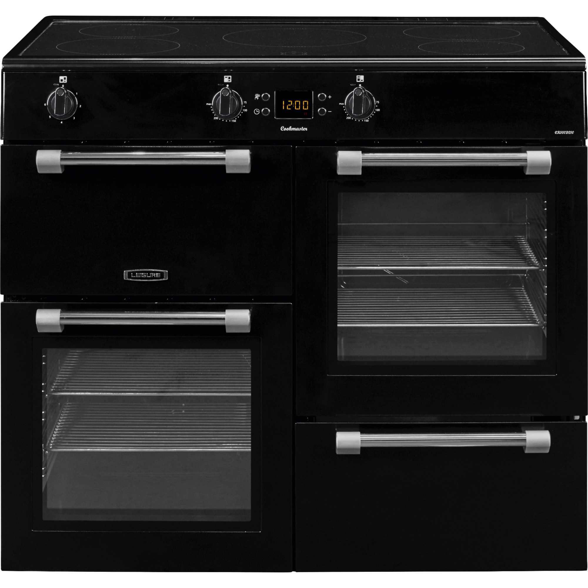 Leisure Cookmaster 100cm Electric Range Cooker - CK100D210K - photo 1