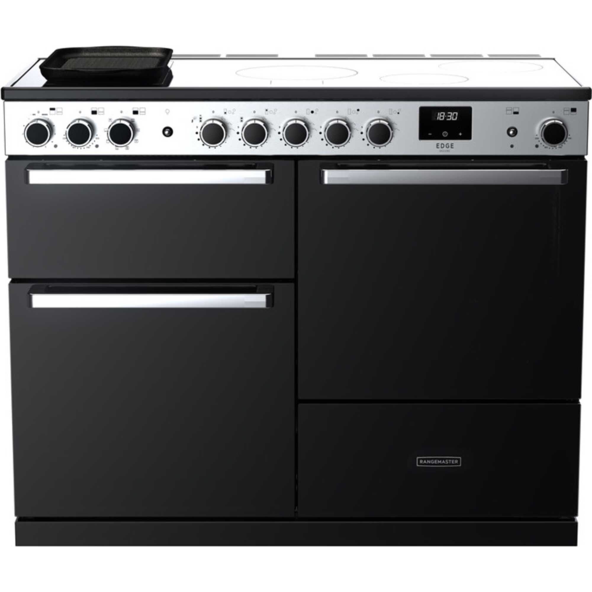 Rangemaster Edge Deluxe 110 110cm Electric Range Cooker - EDDLO110EIGBLK/CM1 - photo 1
