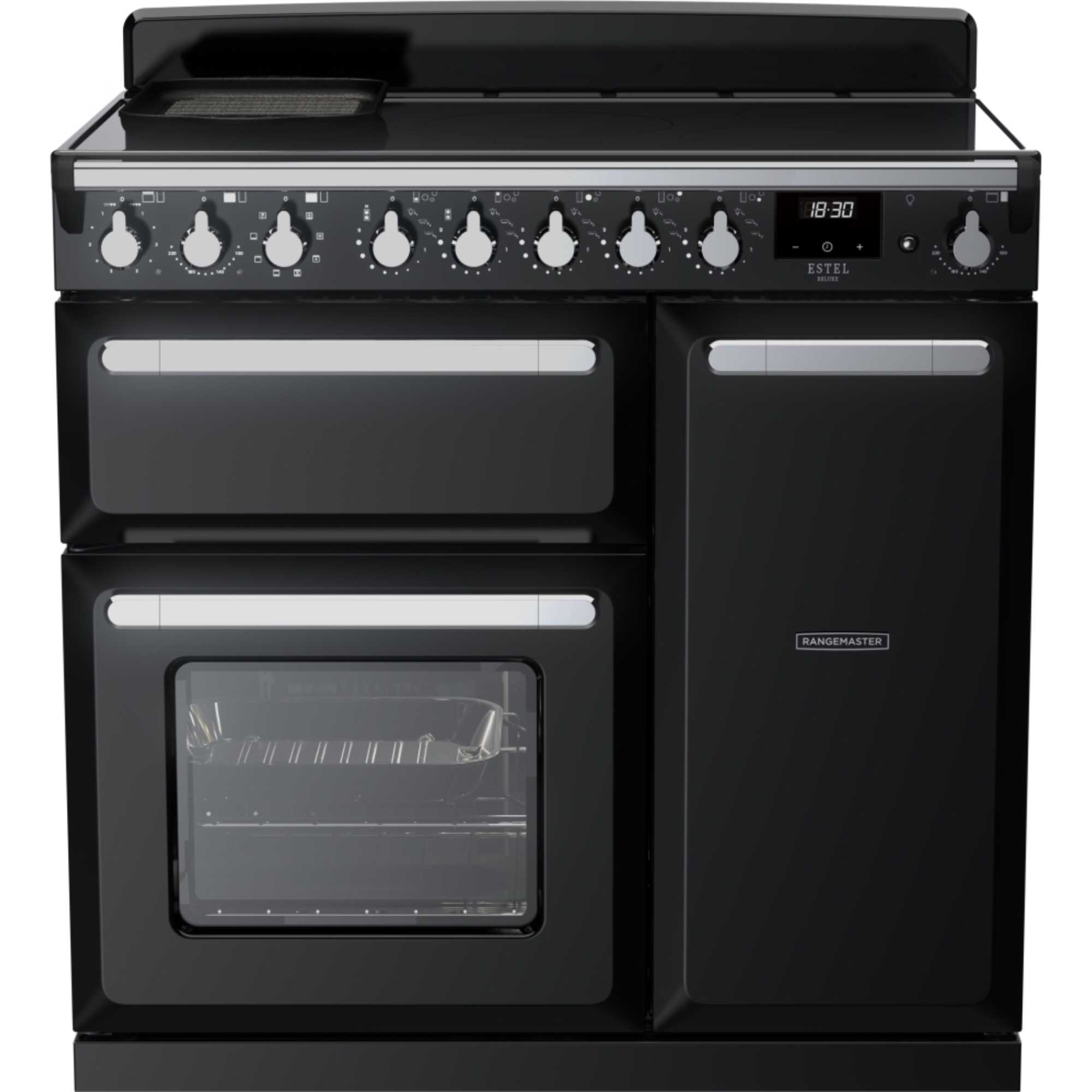 Rangemaster Estel Deluxe 90 90cm Electric Range Cooker - ESDL90EIPGBL/CM1 - photo 1