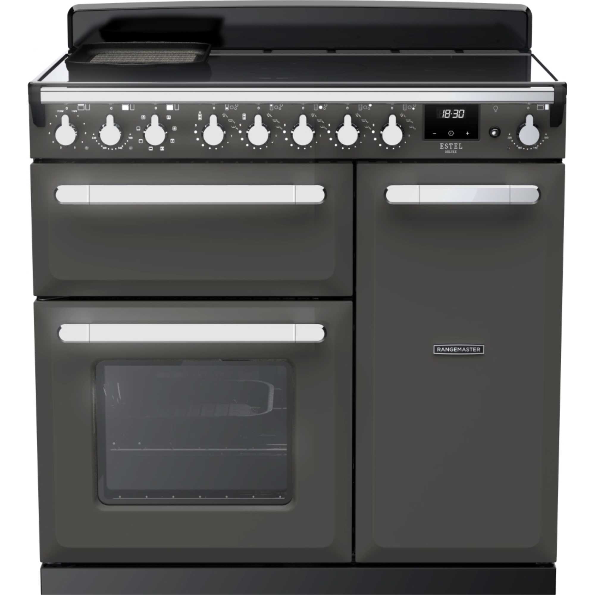 Rangemaster Estel Deluxe 90 90cm Electric Range Cooker - ESDL90EIPSLT/CM1 - photo 1