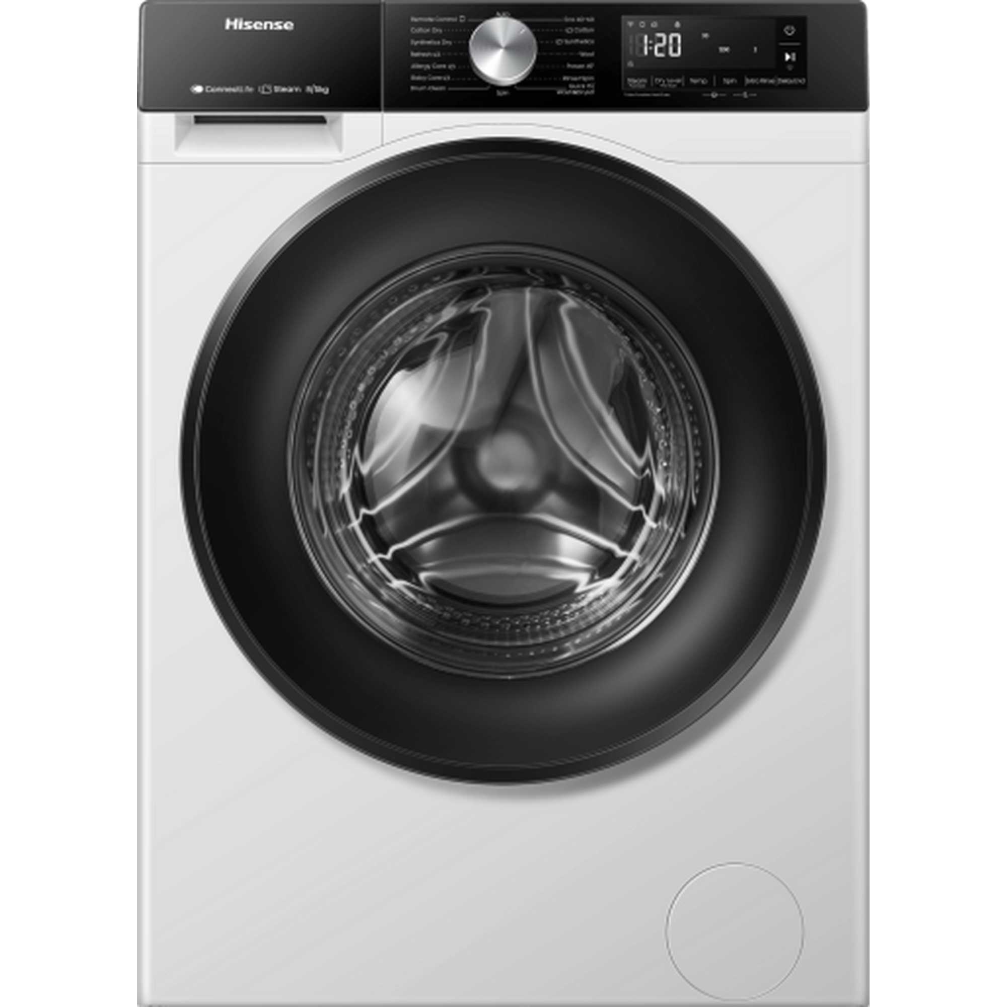 Hisense WD3S8043BW3 8kg/5kg 1400 Spin Washer Dryer - White - photo 1