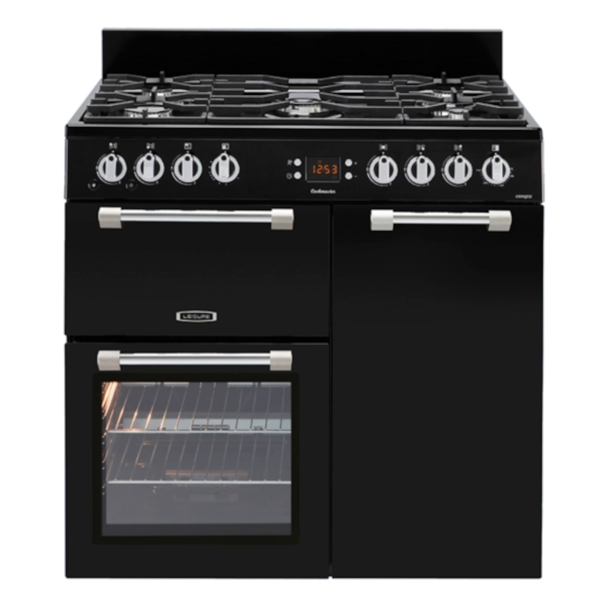Leisure CK90G232K Cookmaster Gas 90cm Range Cooker - Black - photo 1