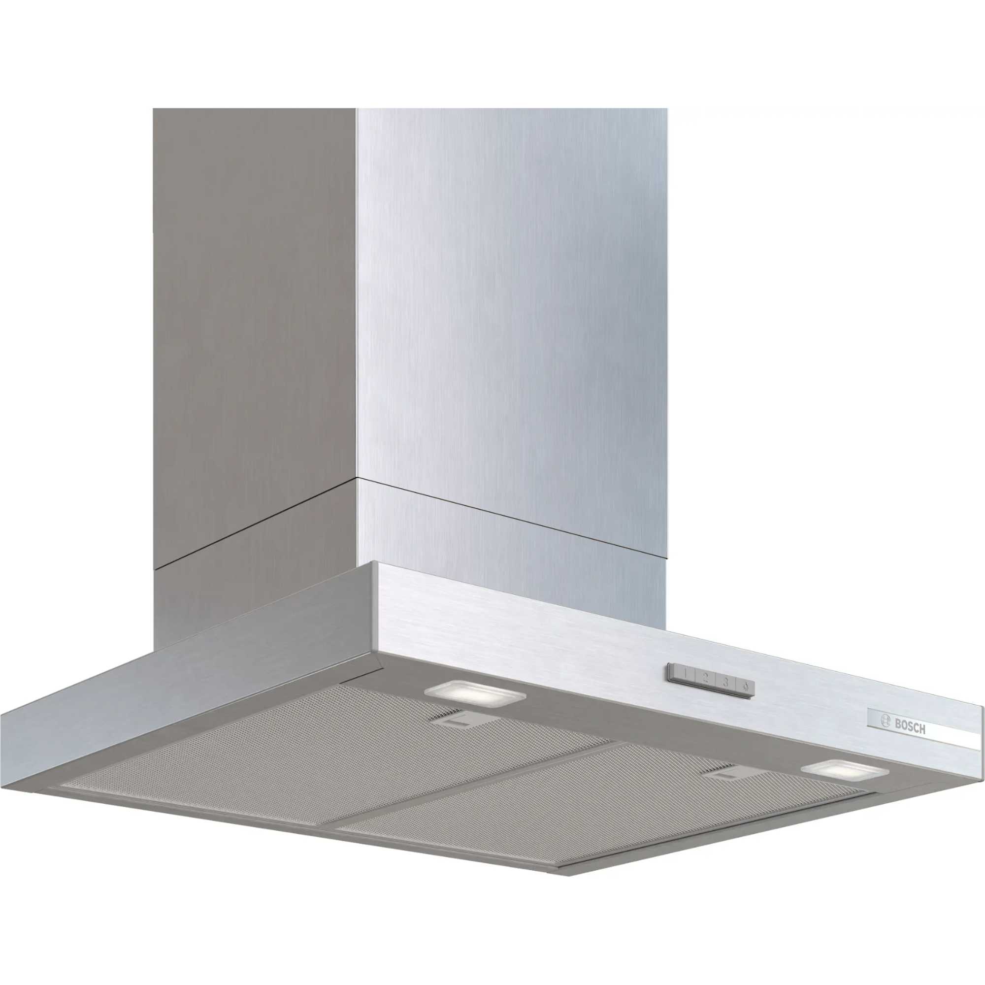 Bosch DWB65CC30B Series 4 60cm Wall-Mounted Cooker Hood - Stainless Steel - photo 1