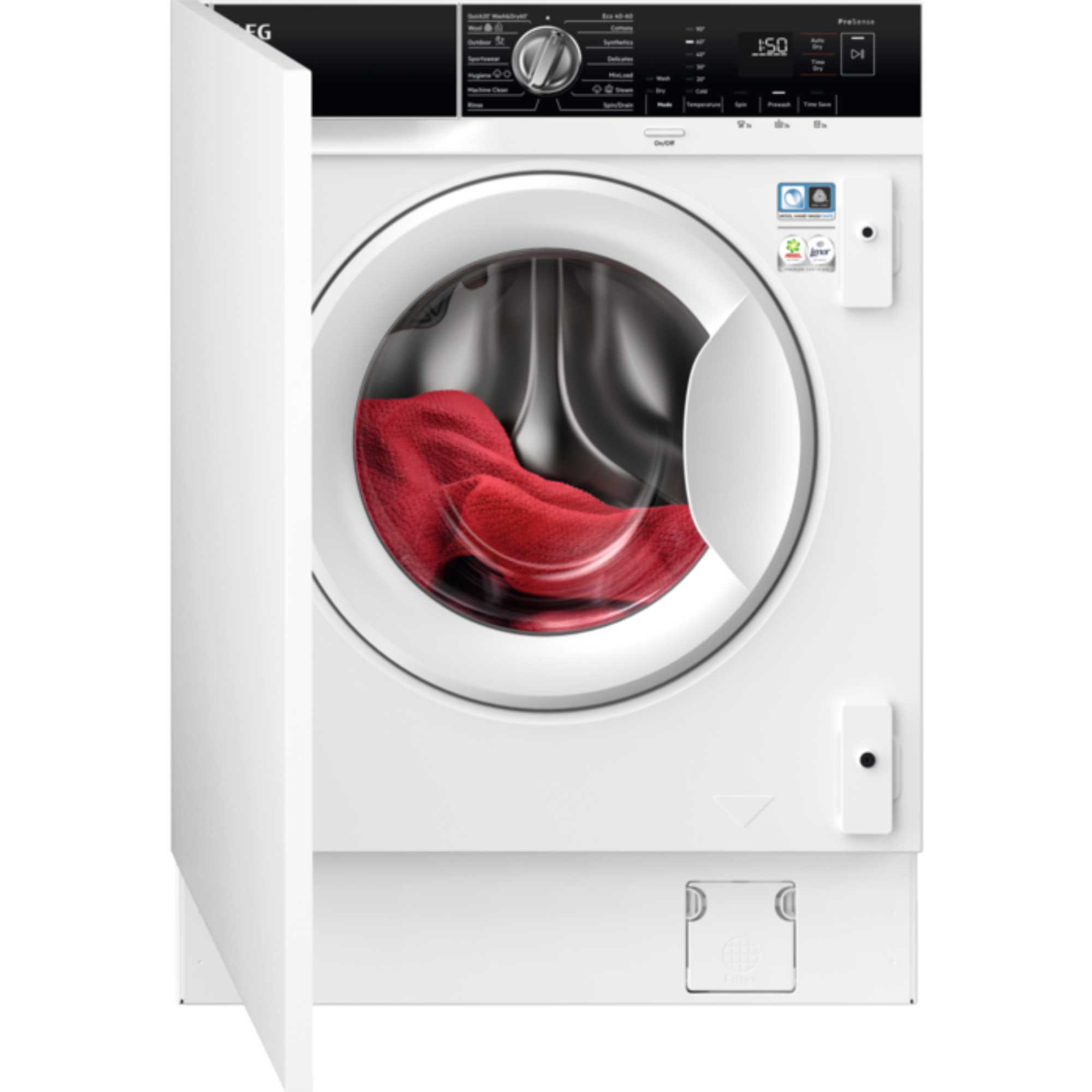 AEG 7000 ProSteam 7kg Wash 4kg Dry 1600rpm Built-In Washer Dryer - L7WE74634BI - photo 1