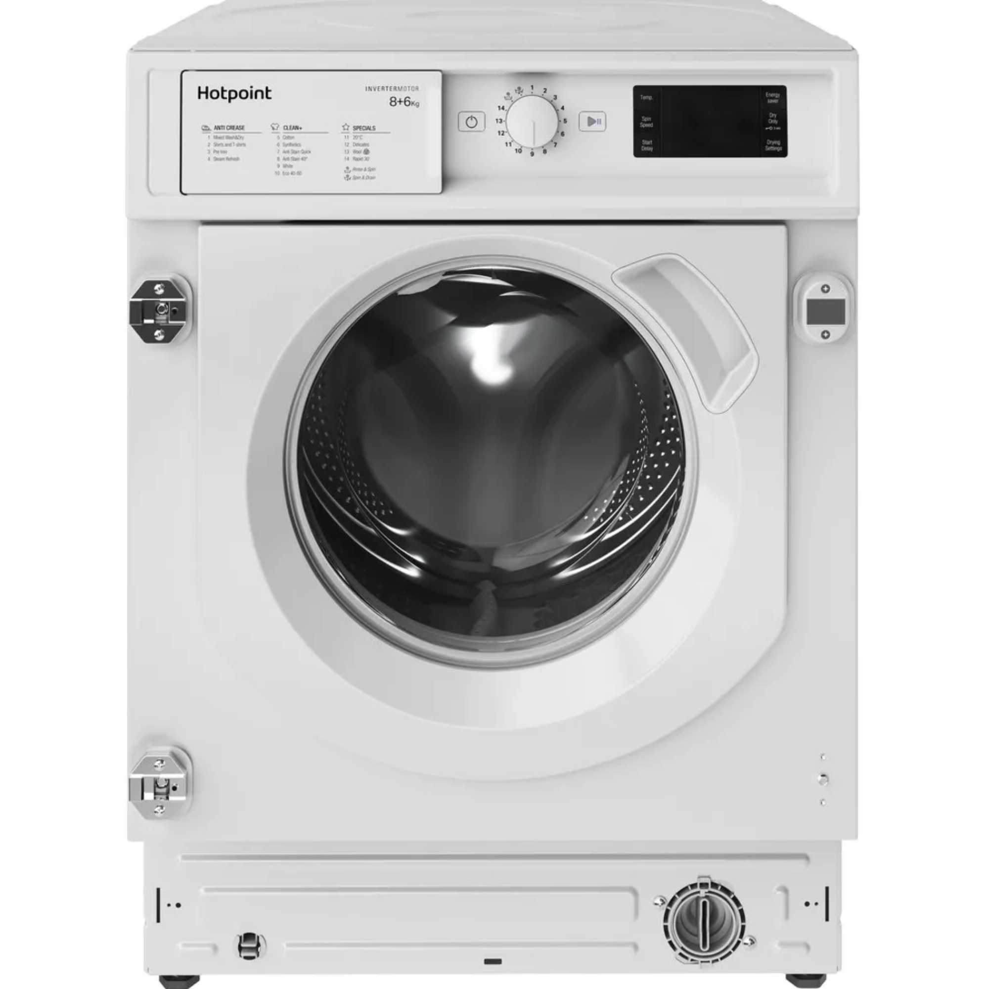 Hotpoint 8kg Wash 6kg Dry 1400rpm Built-In Washer Dryer - BI WDHG 861485 UK - photo 1