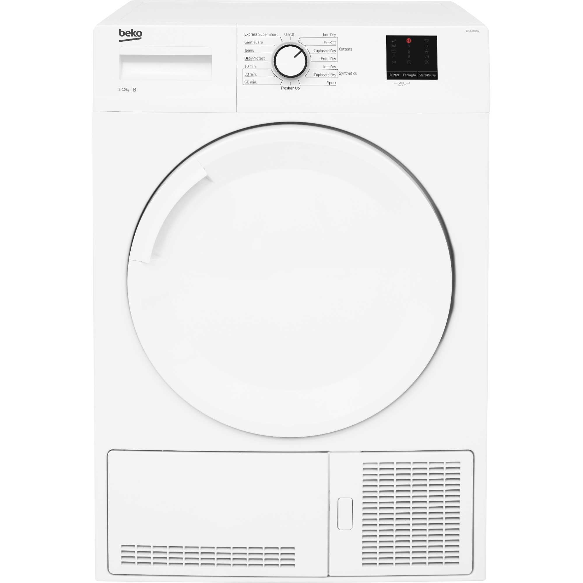 Beko 10kg Condenser Tumble Dryer - DTBC10001W - photo 1