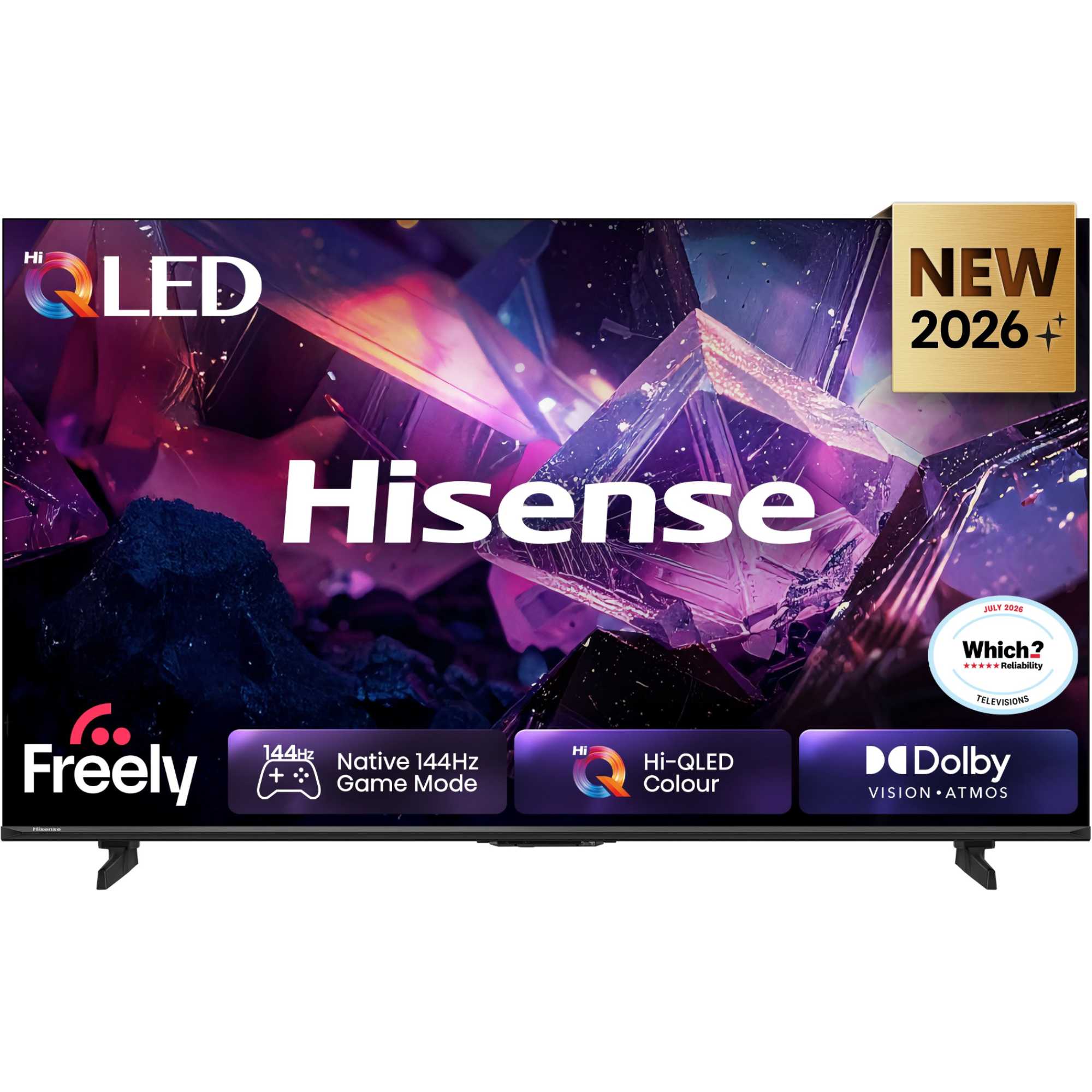 Hisense E7STUK-PRO 55" 4K Ultra HD Hi-QLED Freely Smart TV - 55E7STUK-PRO - photo 1