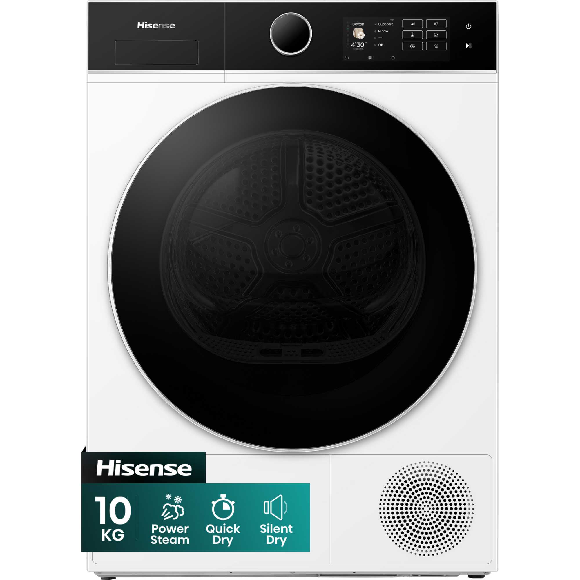 Hisense 10kg Heat Pump Tumble Dryer - DH5I104BWAB - photo 1