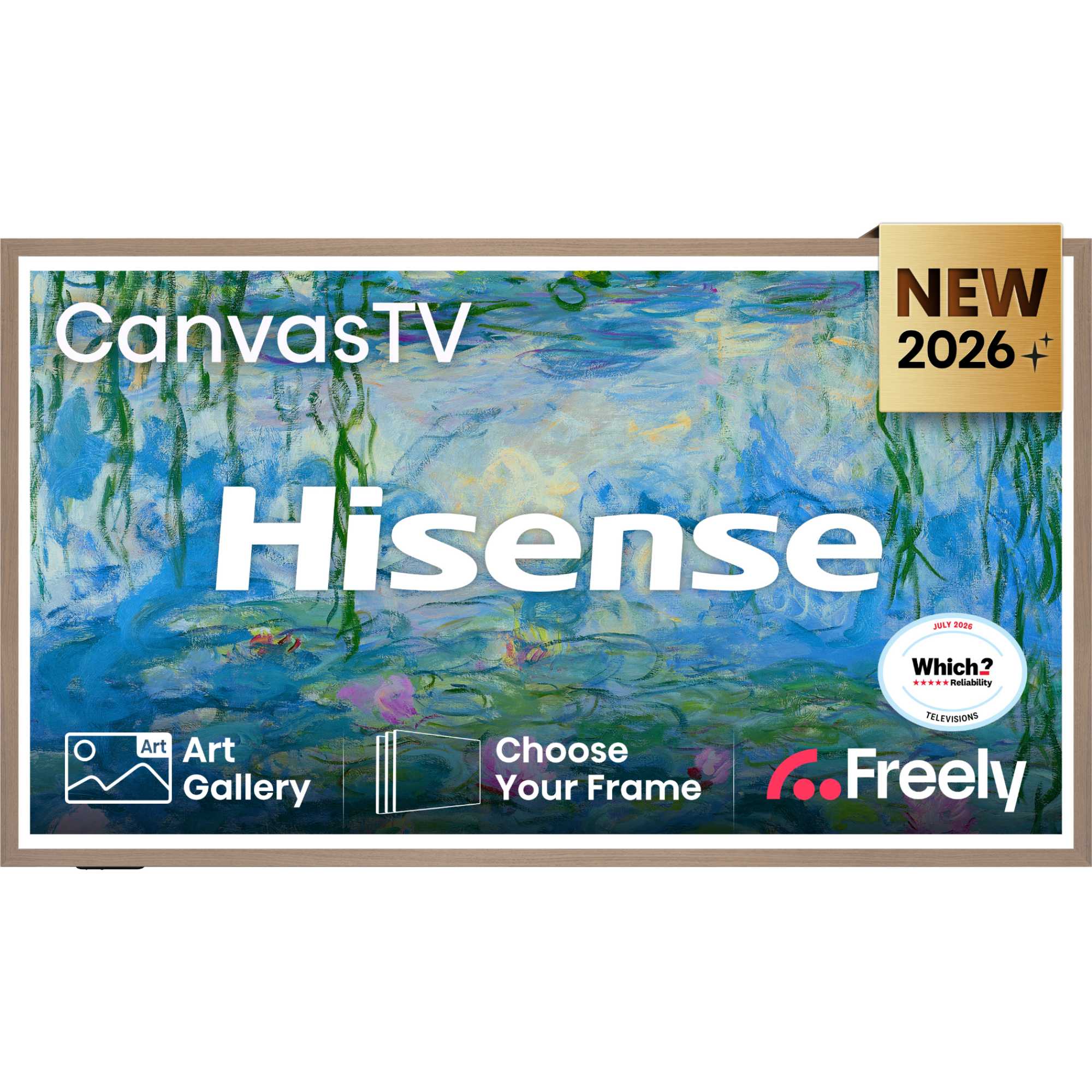 Hisense S7S 55" 4K HDR Smart VIDAA OS TV with Freely - 55S7STUK - photo 1