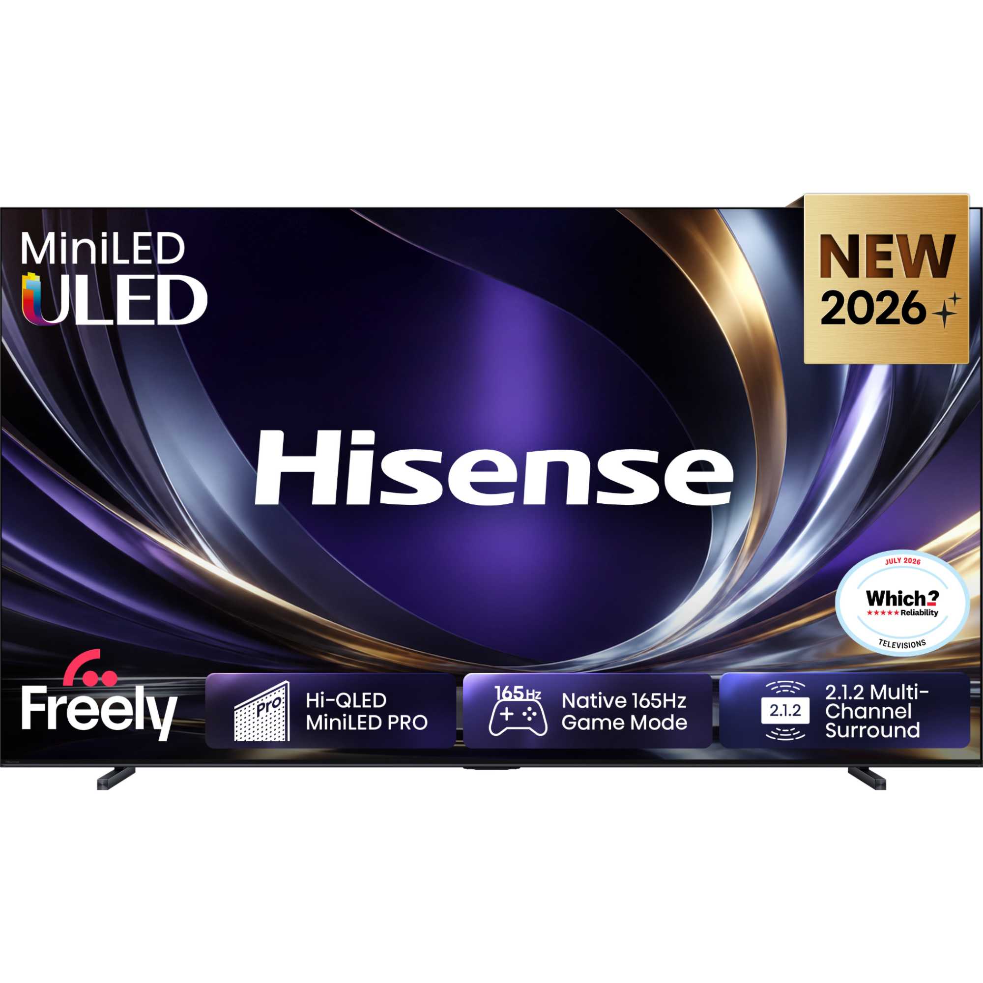 Hisense U7STUK-PRO 100" 4K Ultra HD ULED Freely Smart TV - 100U7STUK-PRO - photo 1