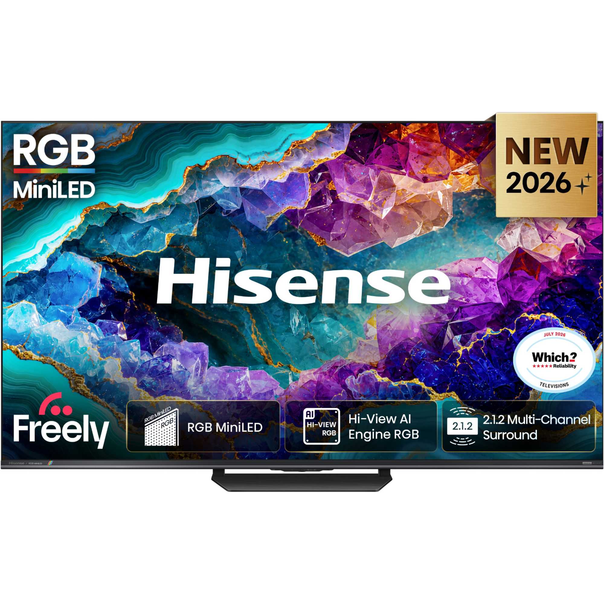 Hisense UR8S 85" 4K RGB Mini LED Smart TV - 85UR8STUK - photo 1