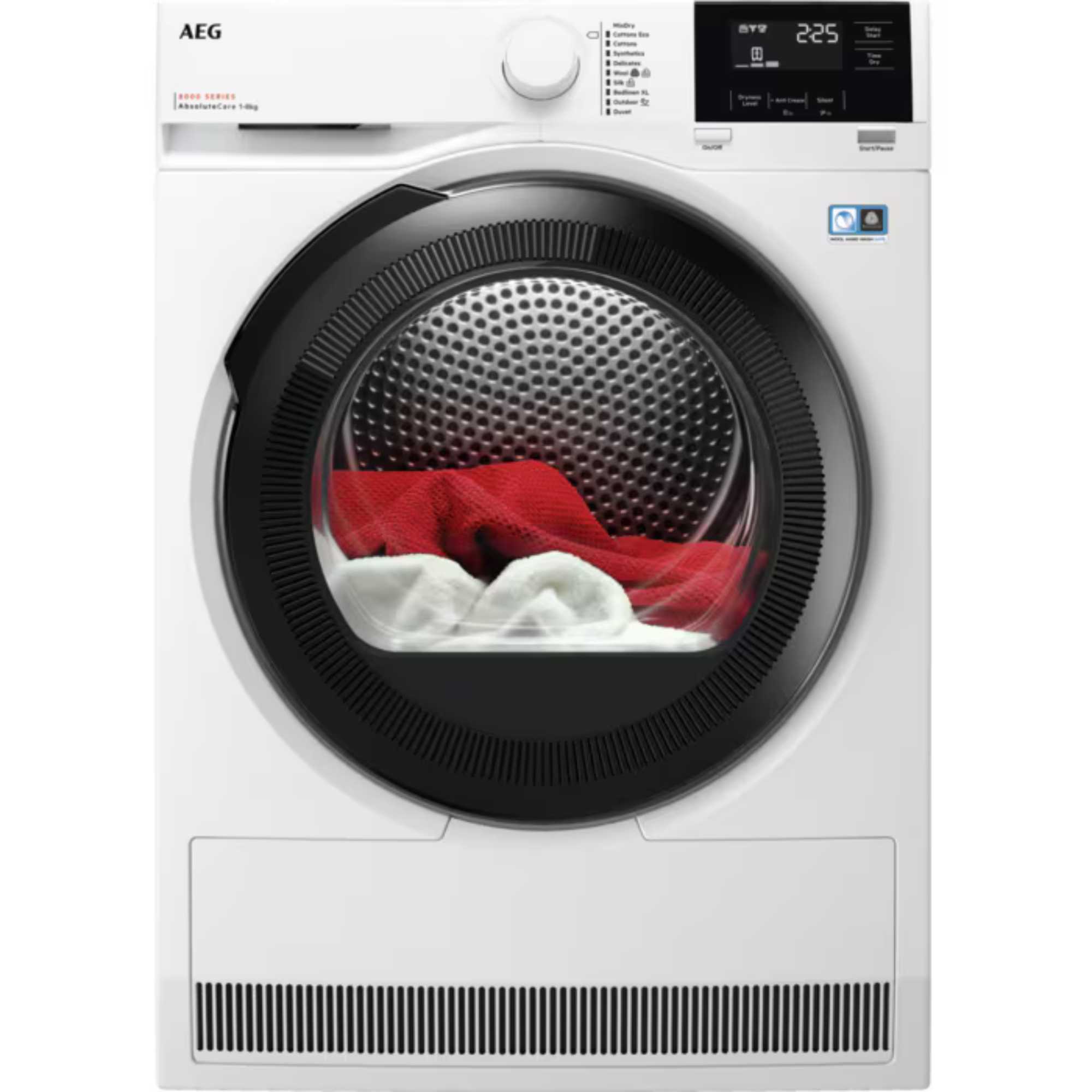 AEG 8000 AbsoluteCare 8kg Heat Pump Tumble Dryer - TR818P4B - photo 1