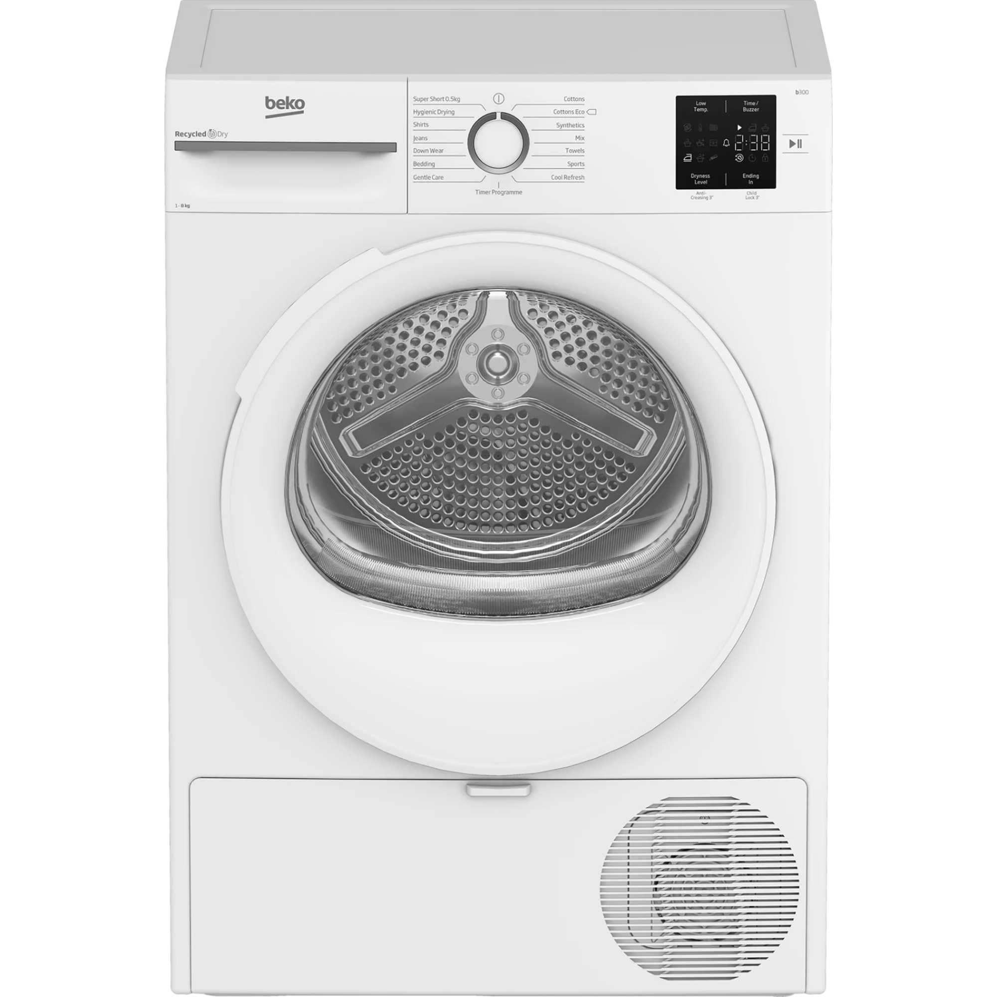 Beko 8kg Heat Pump Tumble Dryer - BM3T3822W - photo 1