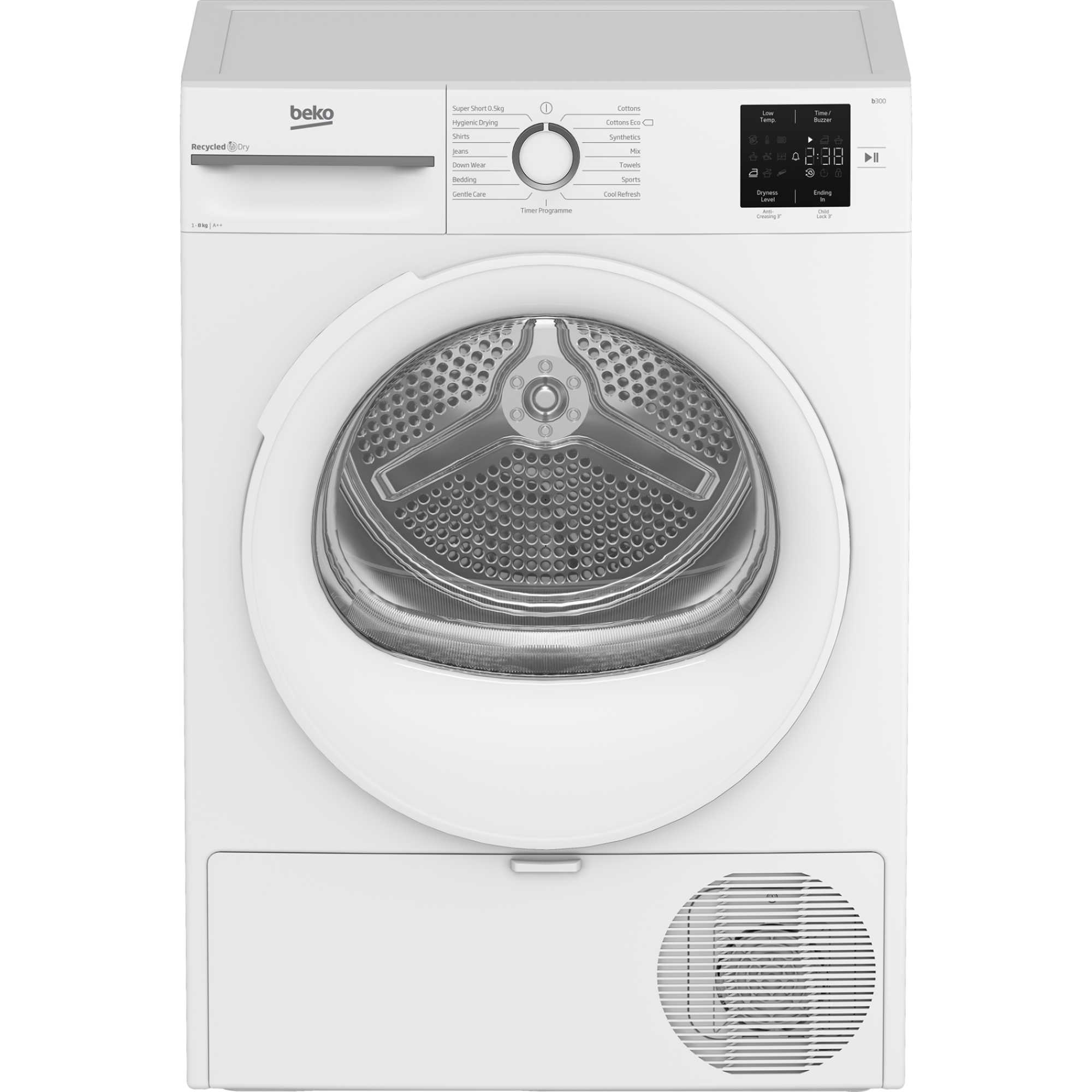 Beko 8kg Heat Pump Tumble Dryer - BMN3T3823W - photo 1