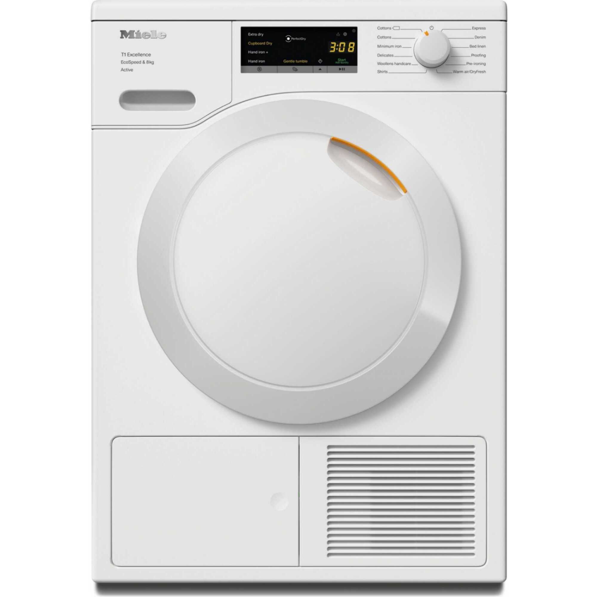 Miele 8kg Heat Pump Tumble Dryer - TEA525WP - photo 1