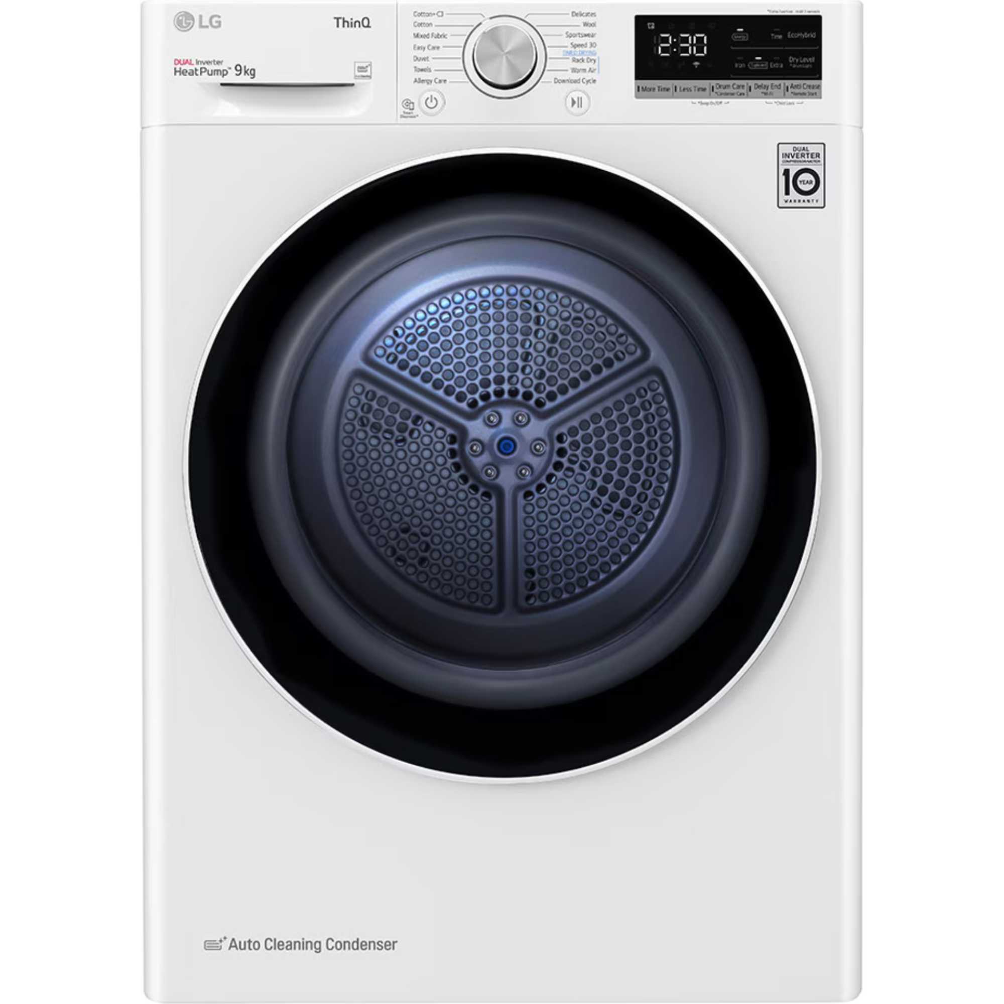 LG DUAL Inverter 9kg Heat Pump Tumble Dryer - FDV709W - photo 1