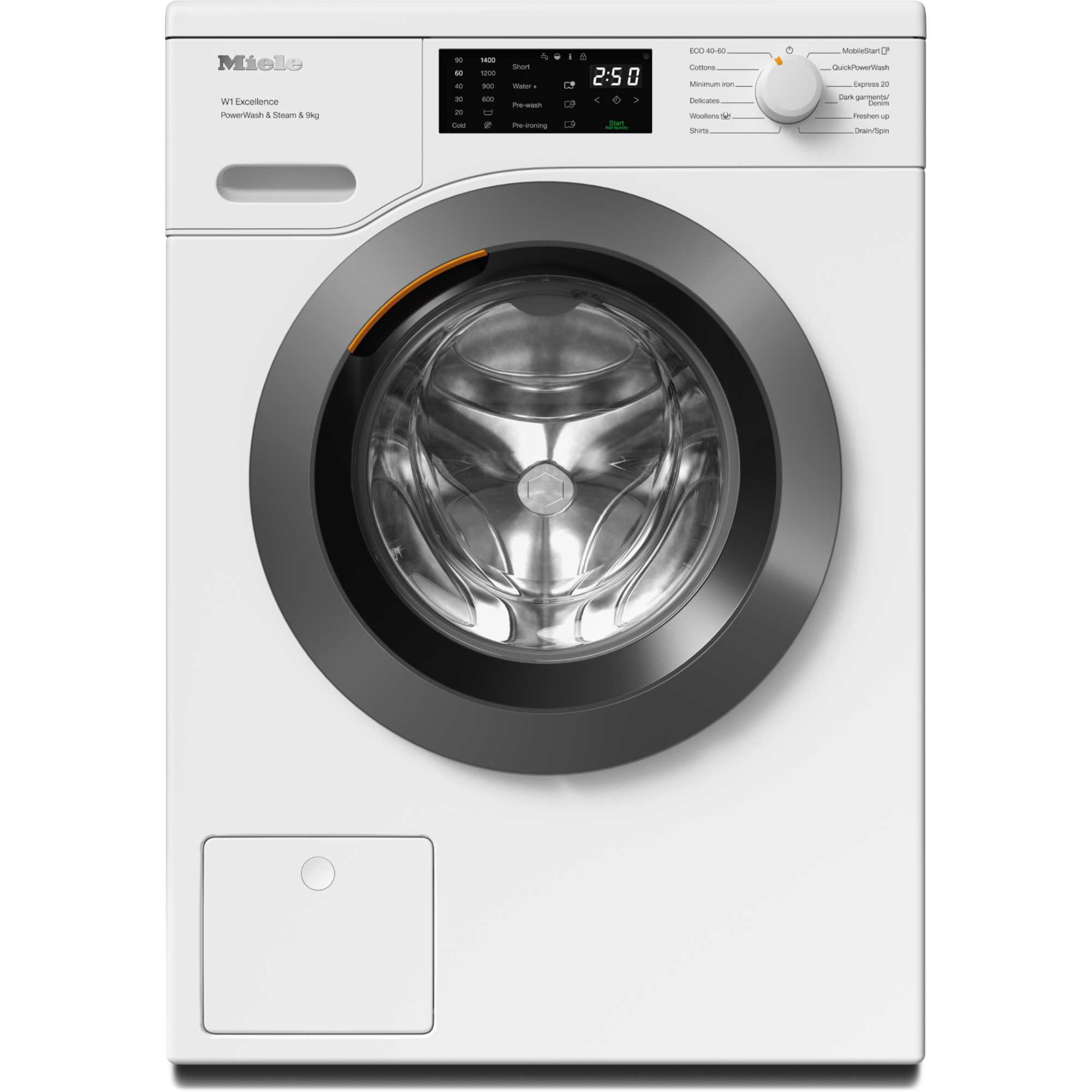 Miele PWash&Steam 9kg 1400rpm Washing Machine - WED385 WCS