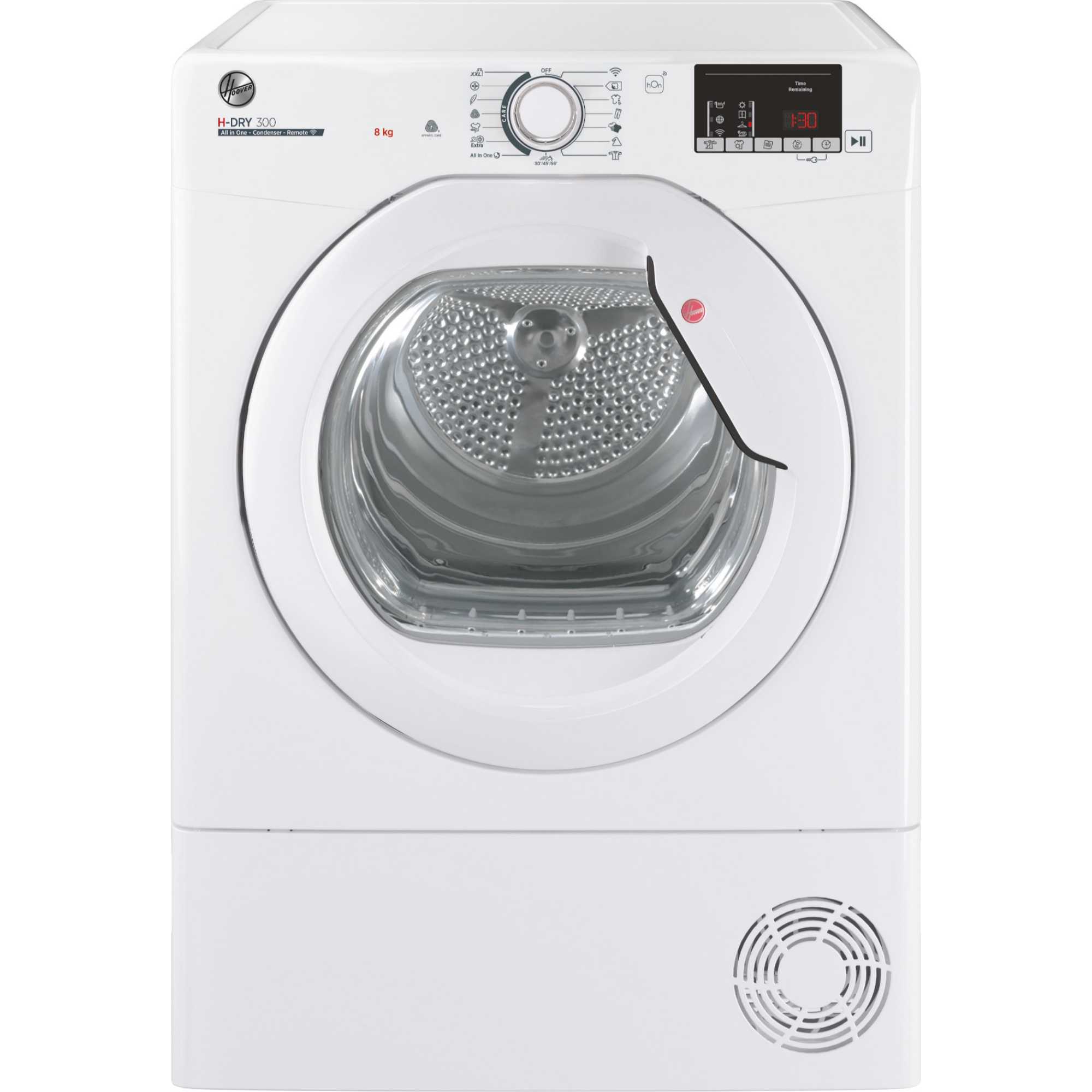 Hoover H-Dry 300 8kg Condenser Tumble Dryer - HLE C8DG-80 - photo 1