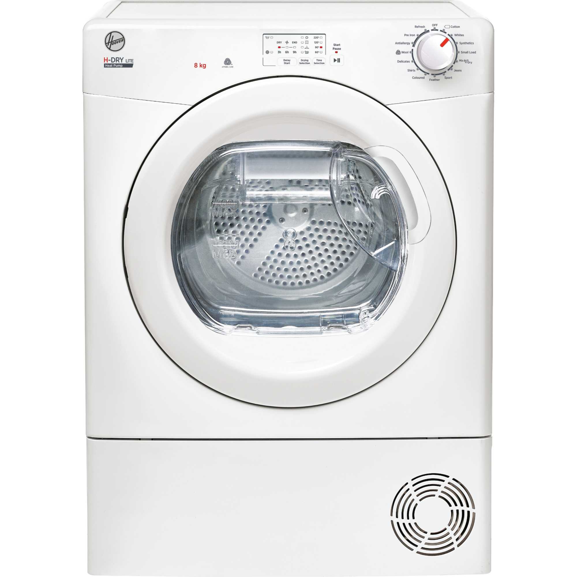 Hoover H-Dry 300 8kg Heat Pump Tumble Dryer - HLE H8A1LE-80 - photo 1