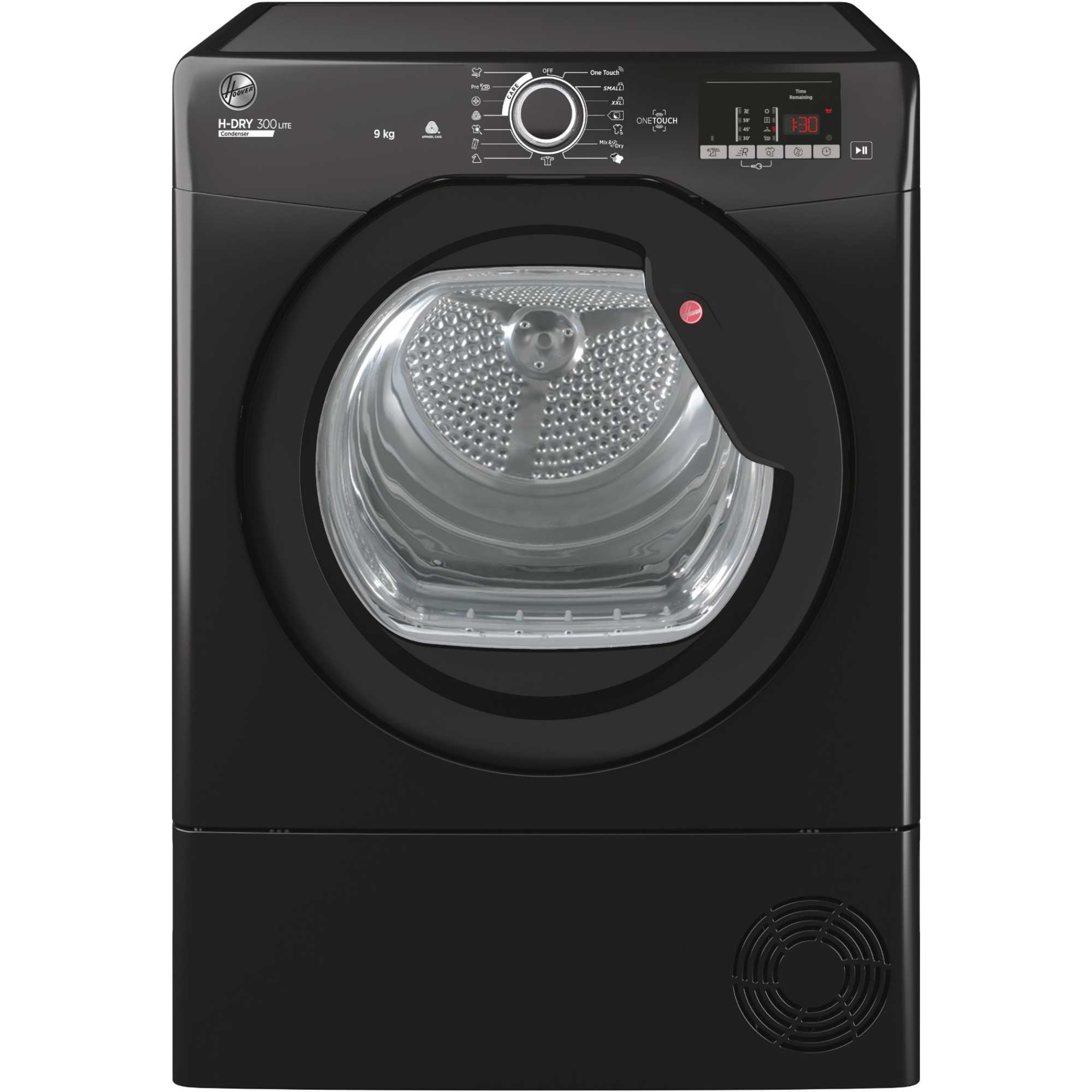Hoover H-Dry 300 Lite 9kg Condenser Tumble Dryer - HLE C9DGB-80 - photo 1